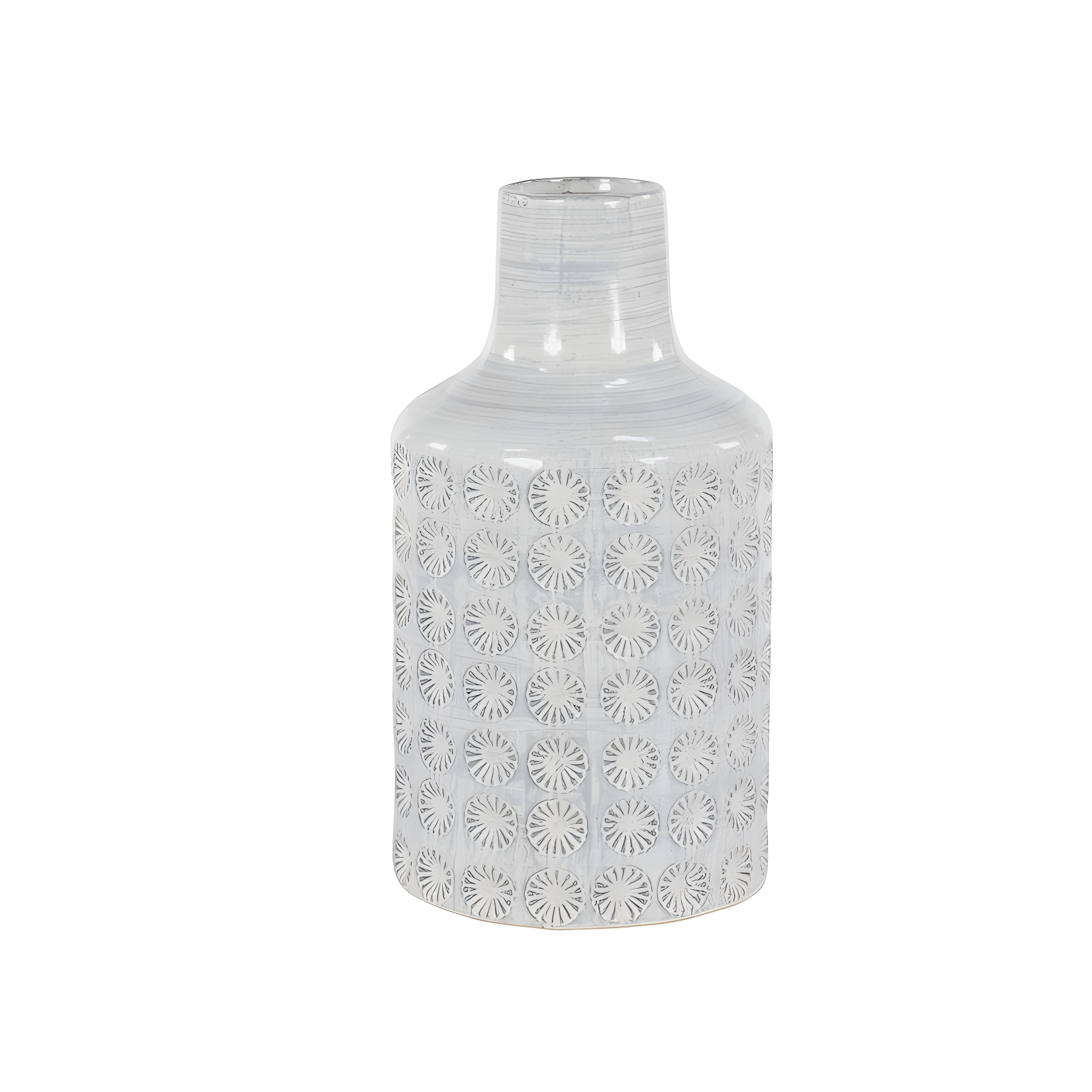 CosmoLiving by Cosmopolitan Porcelain Ceramic Floral Decorative Vase