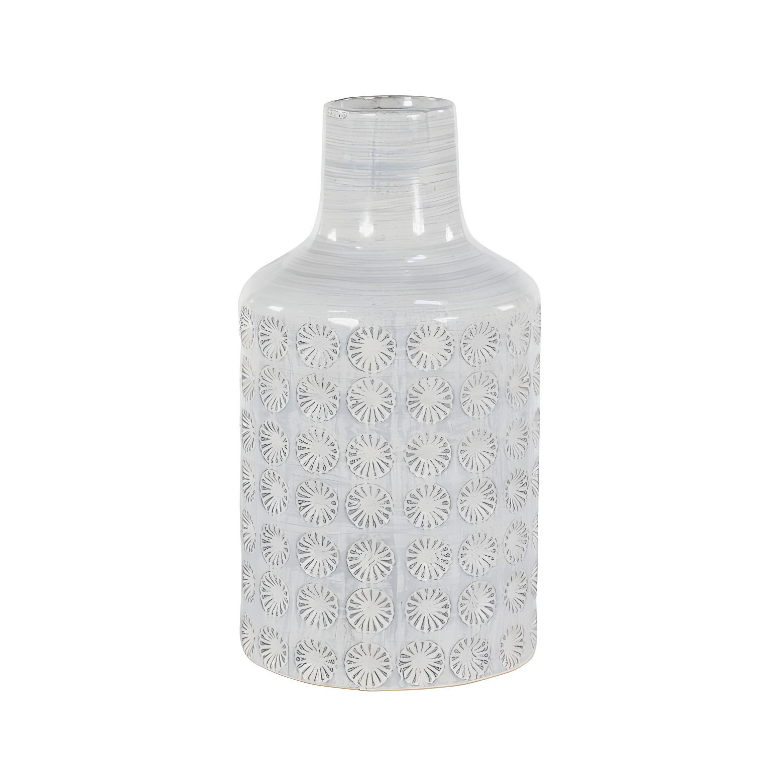 CosmoLiving by Cosmopolitan Porcelain Ceramic Floral Decorative Vase