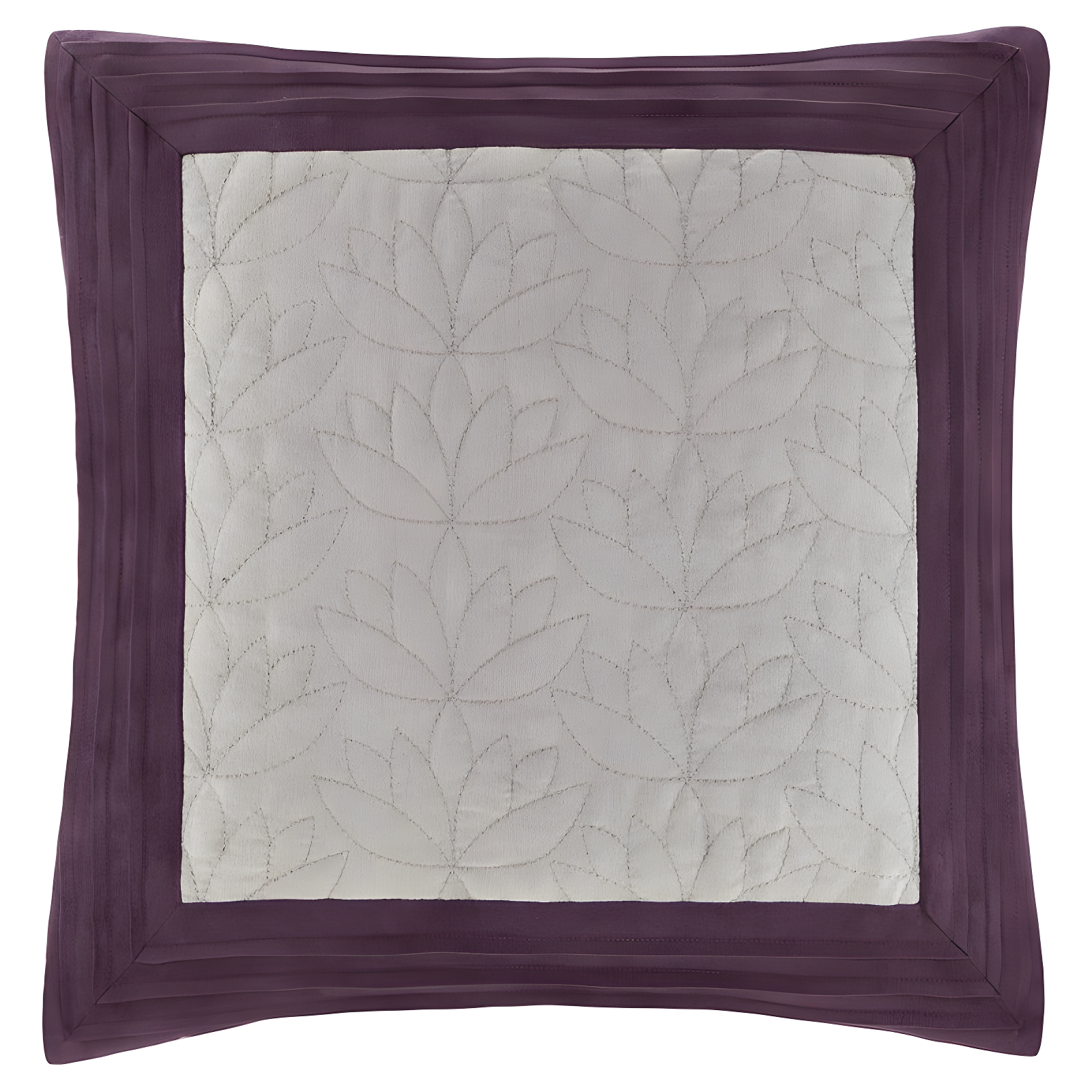 Palmer 7 PC Pieced Faux Suede Comforter Set