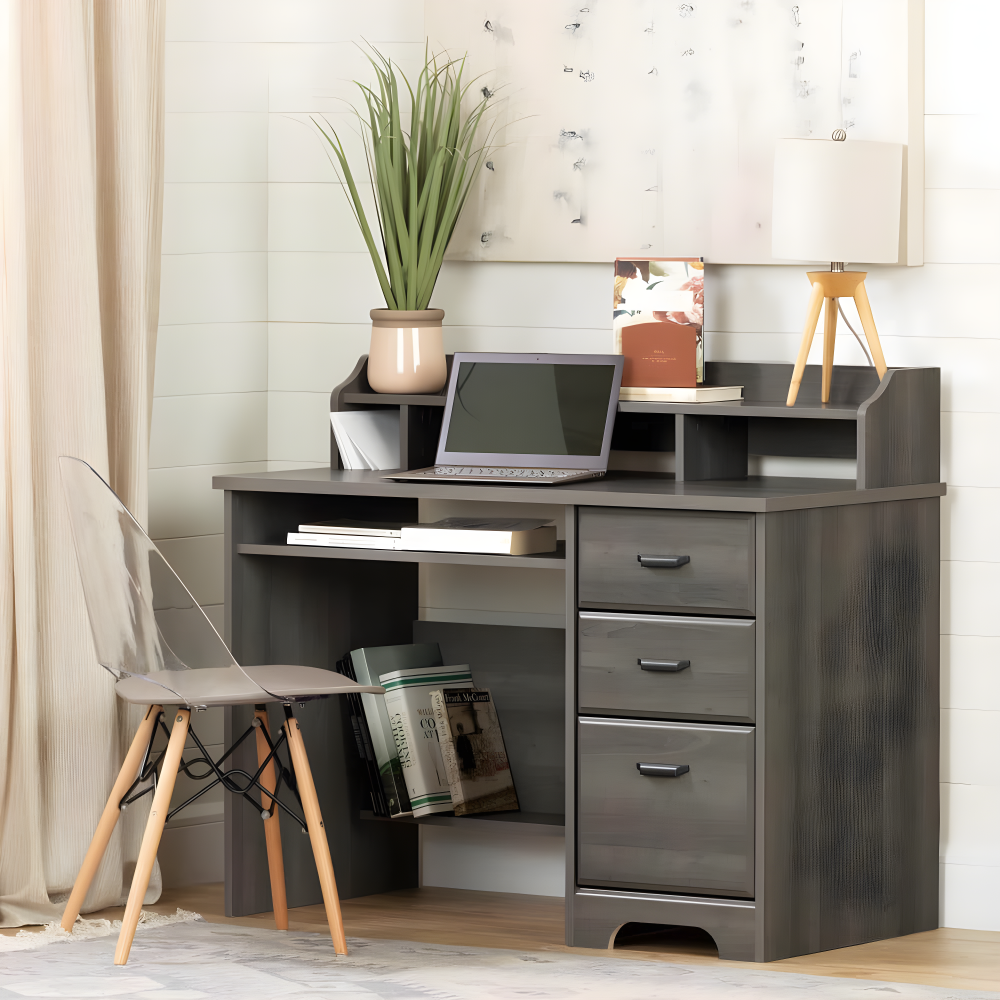 Versa Desk with Hutch