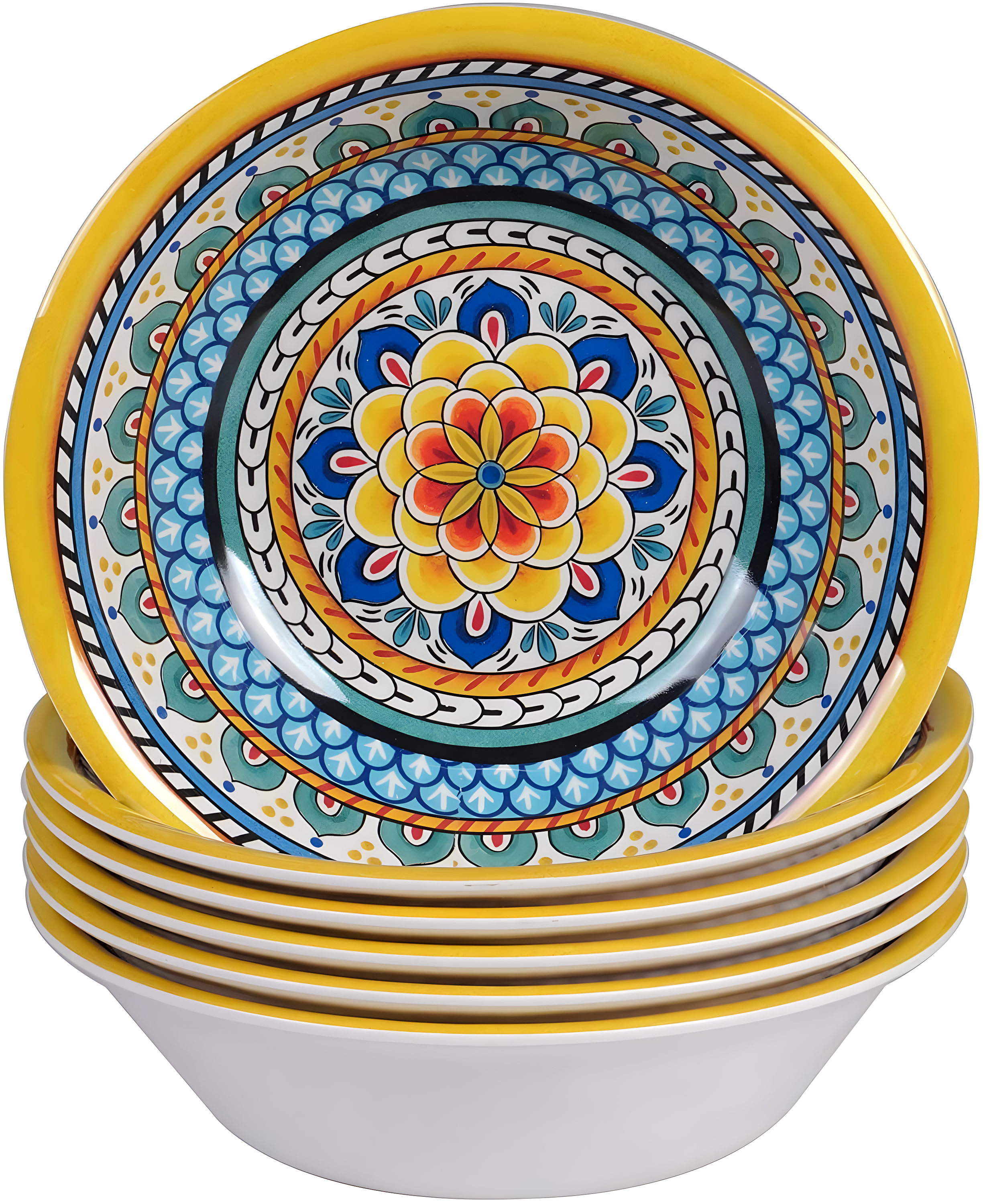Certified International Certified International Portofino Set/6 All Purpose Bowl 7.5" X 2" (Set of 6)