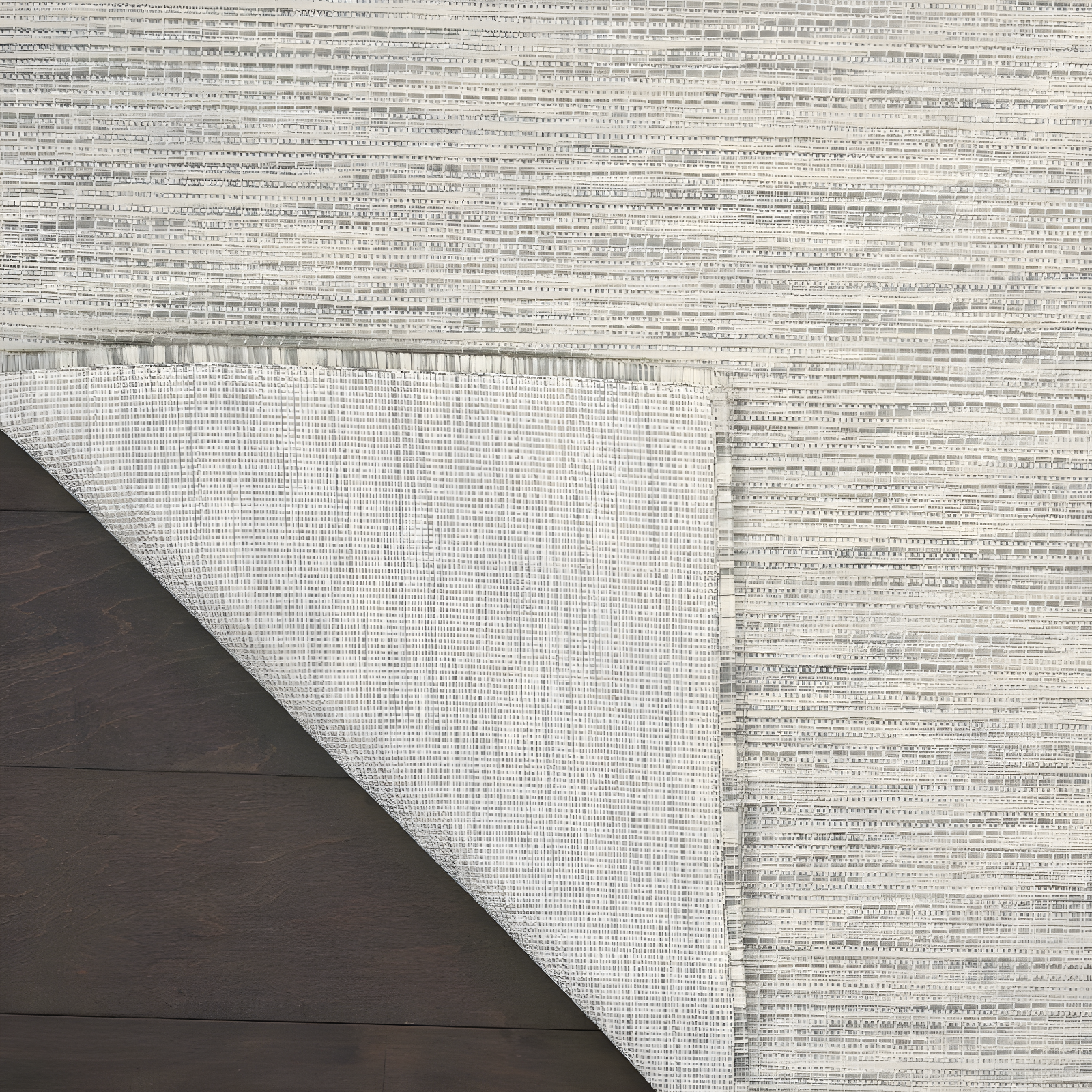Nourison Positano POS01 Indoor/outdoor Area Rug - Lt Grey 6' x 9'