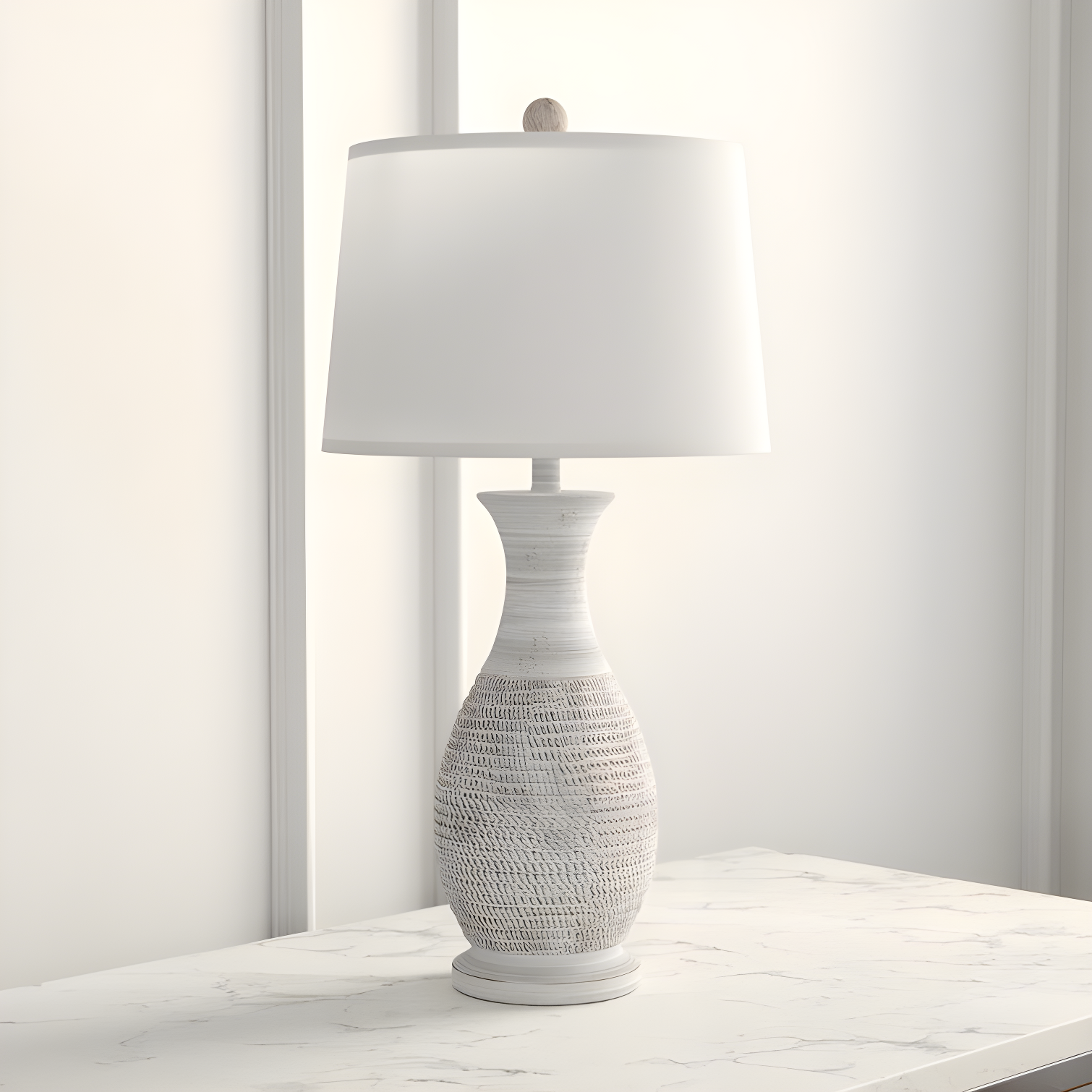 Ophelia & Co. Plath Resin Table Lamp (Set of 2)