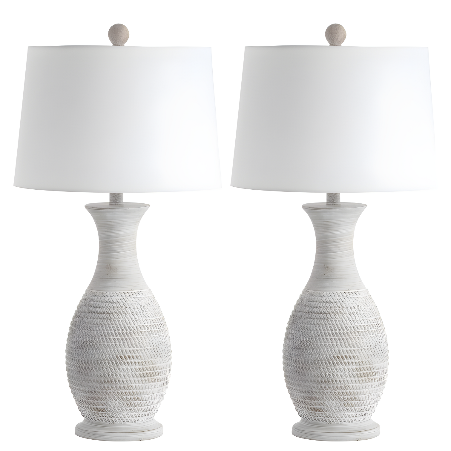 Ophelia & Co. Plath Resin Table Lamp (Set of 2)