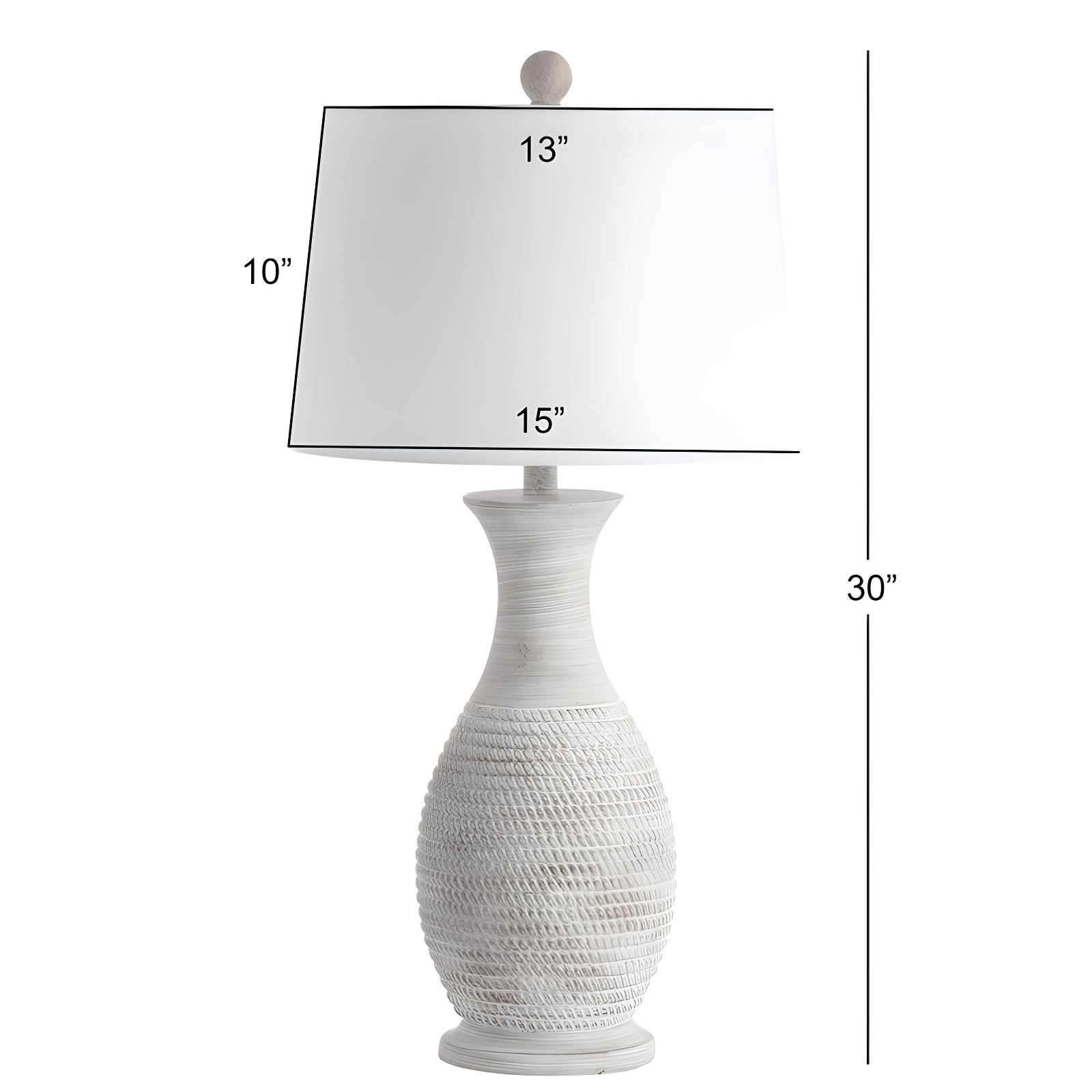 Ophelia & Co. Plath Resin Table Lamp (Set of 2)