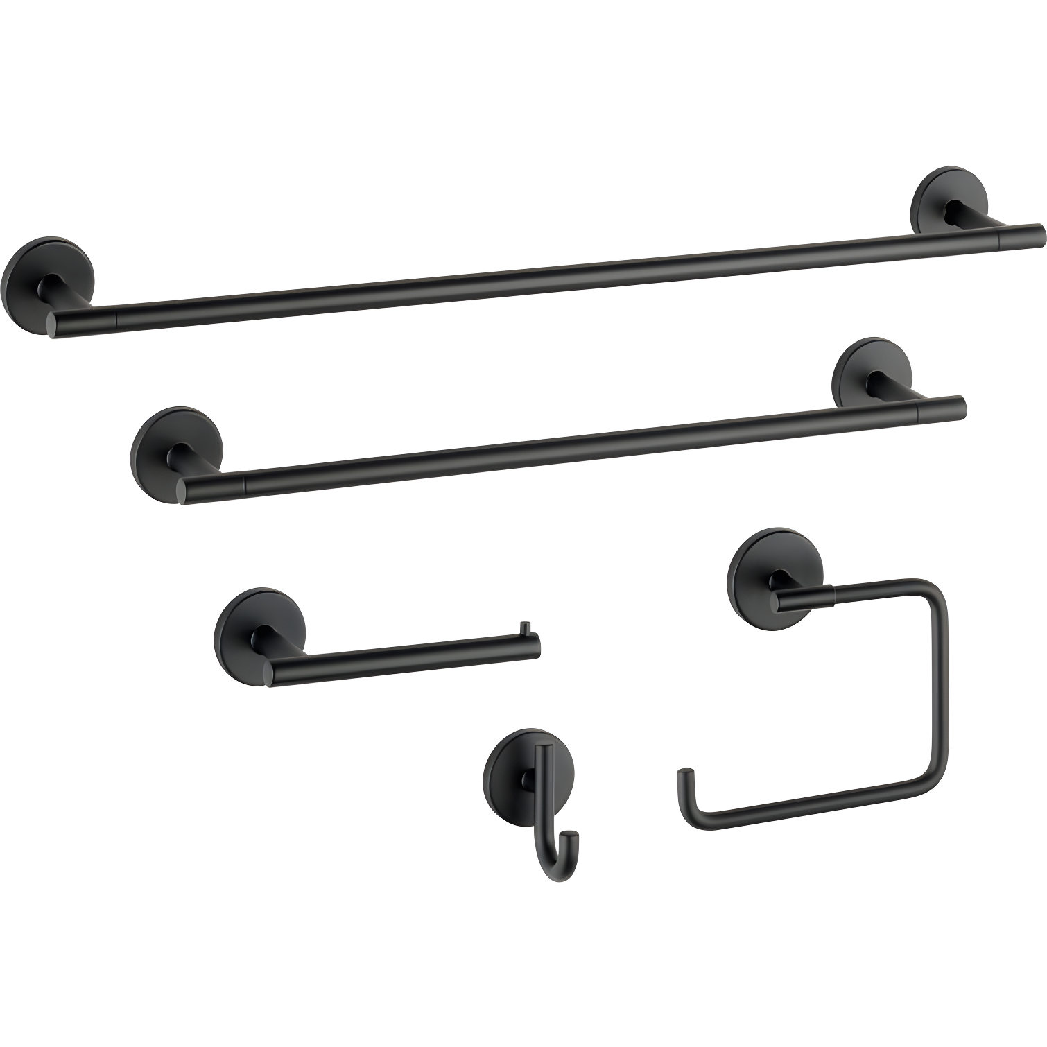 Trinsic Wall Mount Square Open Towel Ring Bath Hardware Accessory