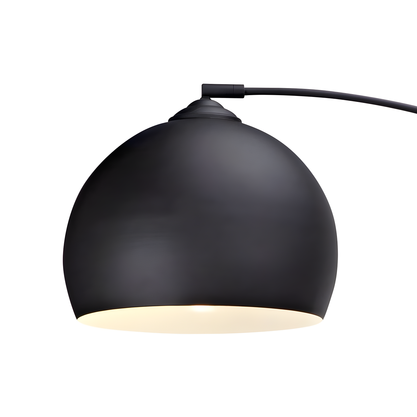 Wrought Studio™ Perlis 66.93" Arc Floor Lamp with Solid Marble Base