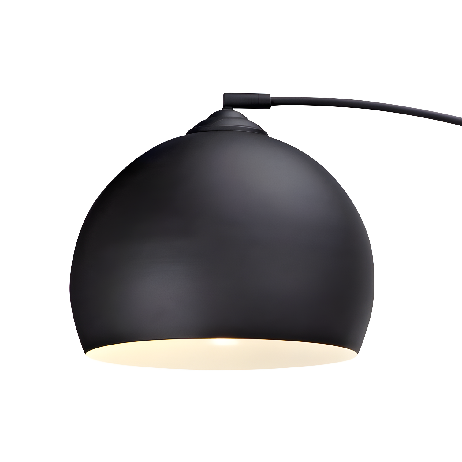 Wrought Studio™ Perlis 66.93" Arc Floor Lamp with Solid Marble Base