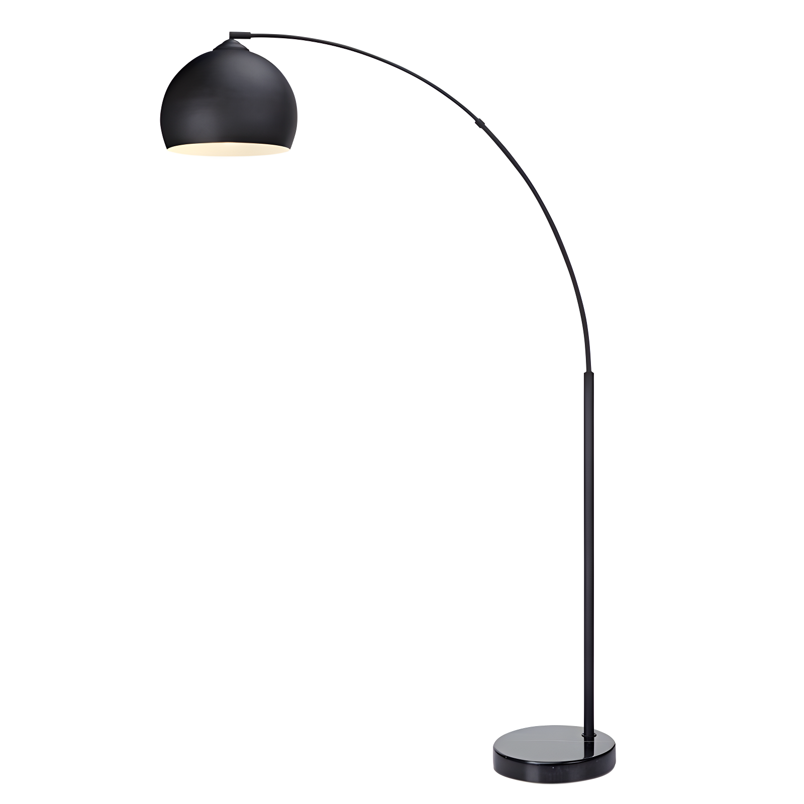 Wrought Studio™ Perlis 66.93" Arc Floor Lamp with Solid Marble Base