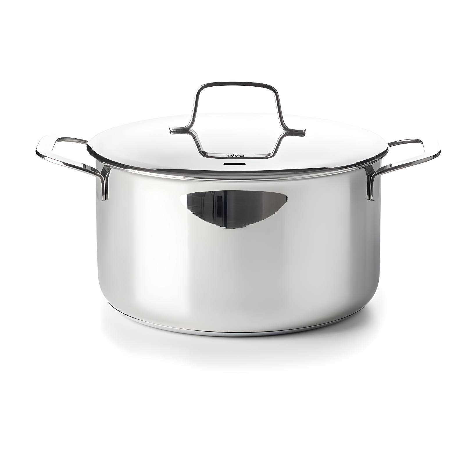Alva Maestro Stainless Steel Casserole Dish Pot with Lid Non Toxic Soup & Stock Pot PFAS, PFOA & PFTE Free, Kitchen Pot, Pasta Pot, Canning Pot, Induction Safe, Add to Your Pots and Pans Set