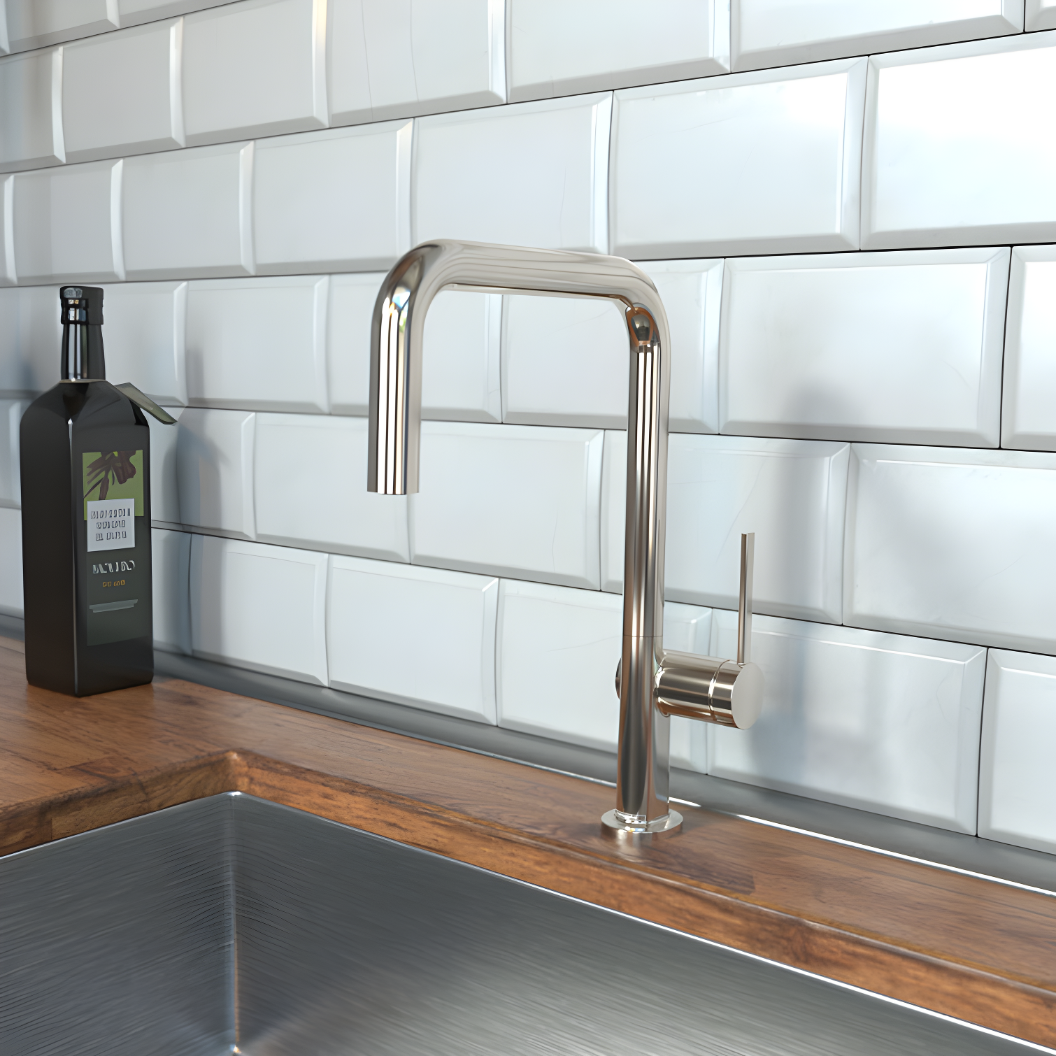 hansgrohe Talis N Kitchen Faucet, U-Style 1-Spray, 1.75 GPM