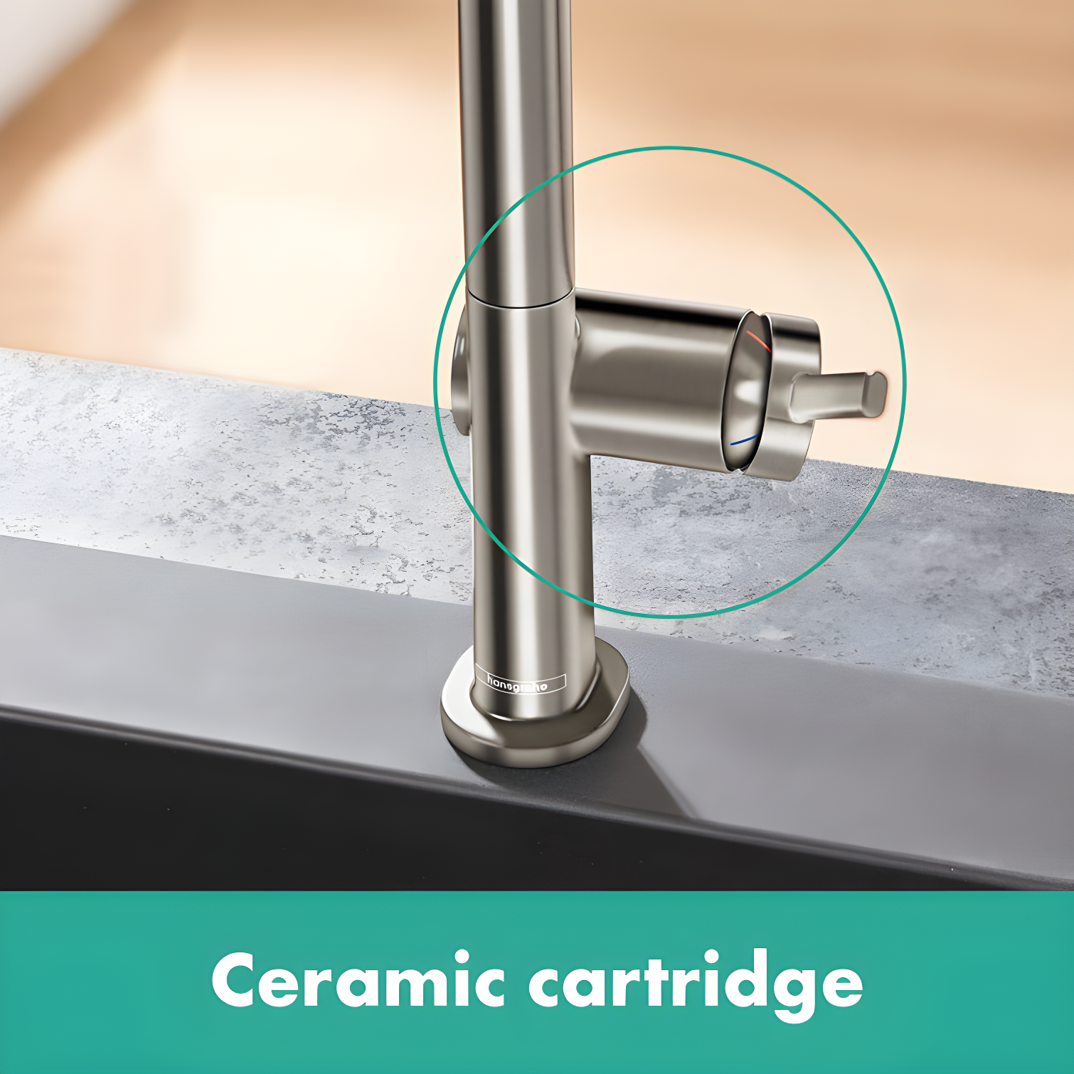 hansgrohe Talis N Kitchen Faucet, U-Style 1-Spray, 1.75 GPM