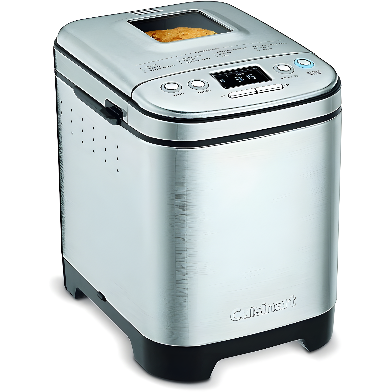 Cuisinart Bread Maker Machine, Compact and Automatic, Customizable Settings, Up to 2lb Loaves