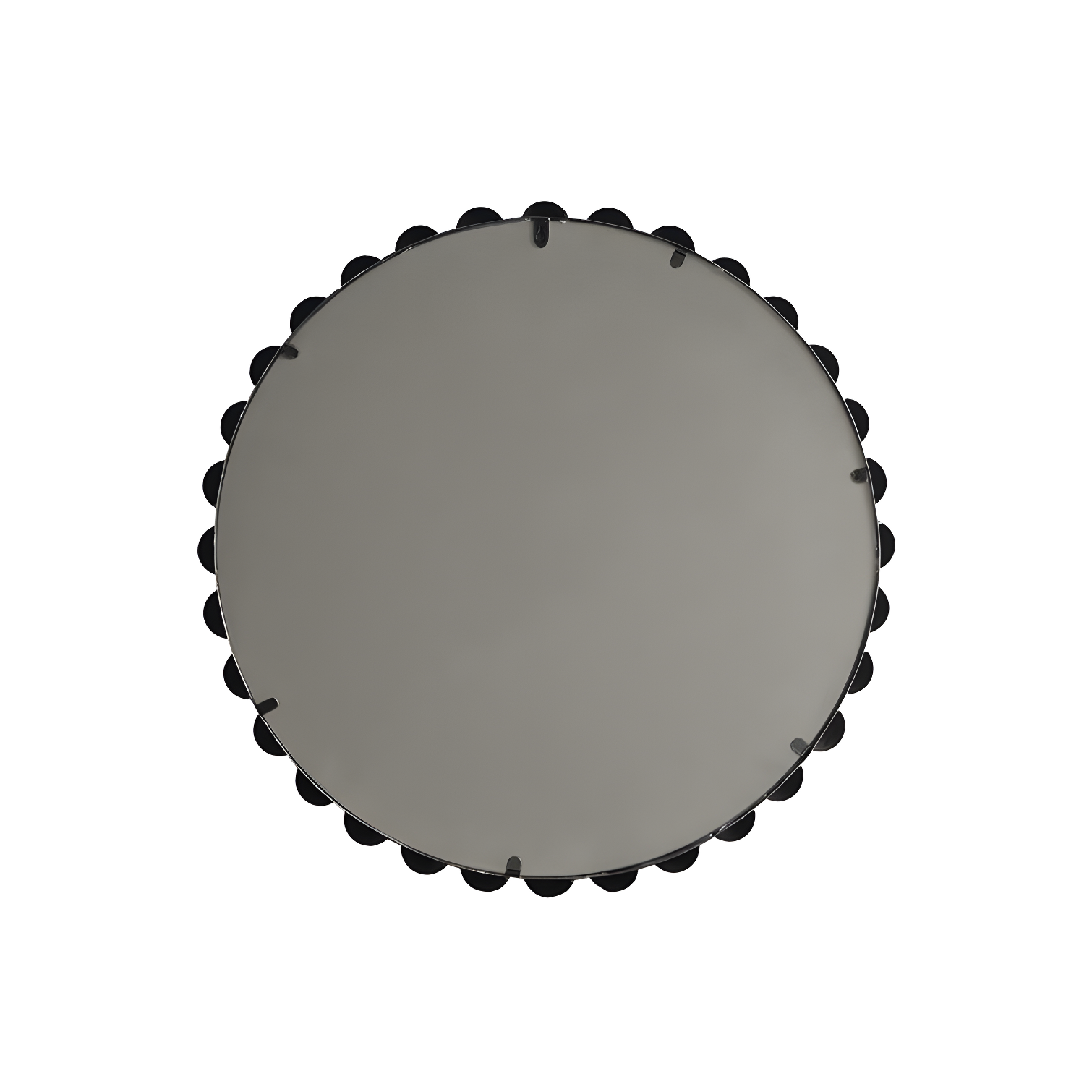 Marlowe Beaded Round Metal Wall Mirror