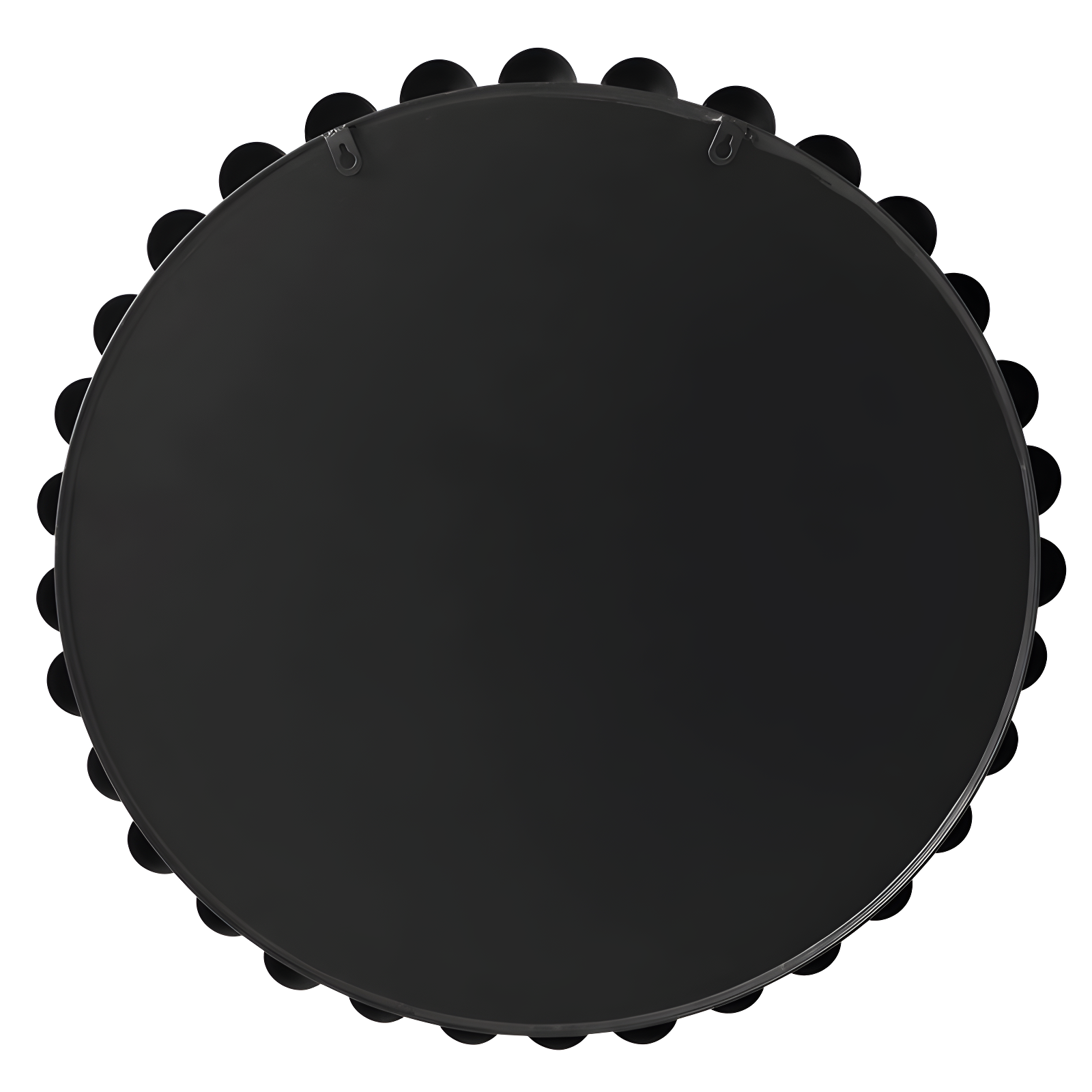 Marlowe Beaded Round Metal Wall Mirror