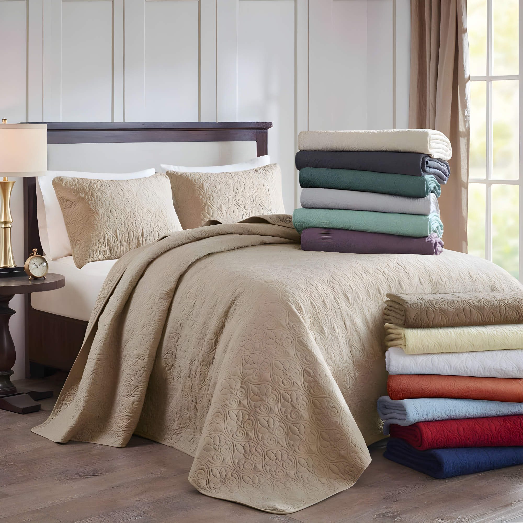 Quebec Reversible Bedspread Set