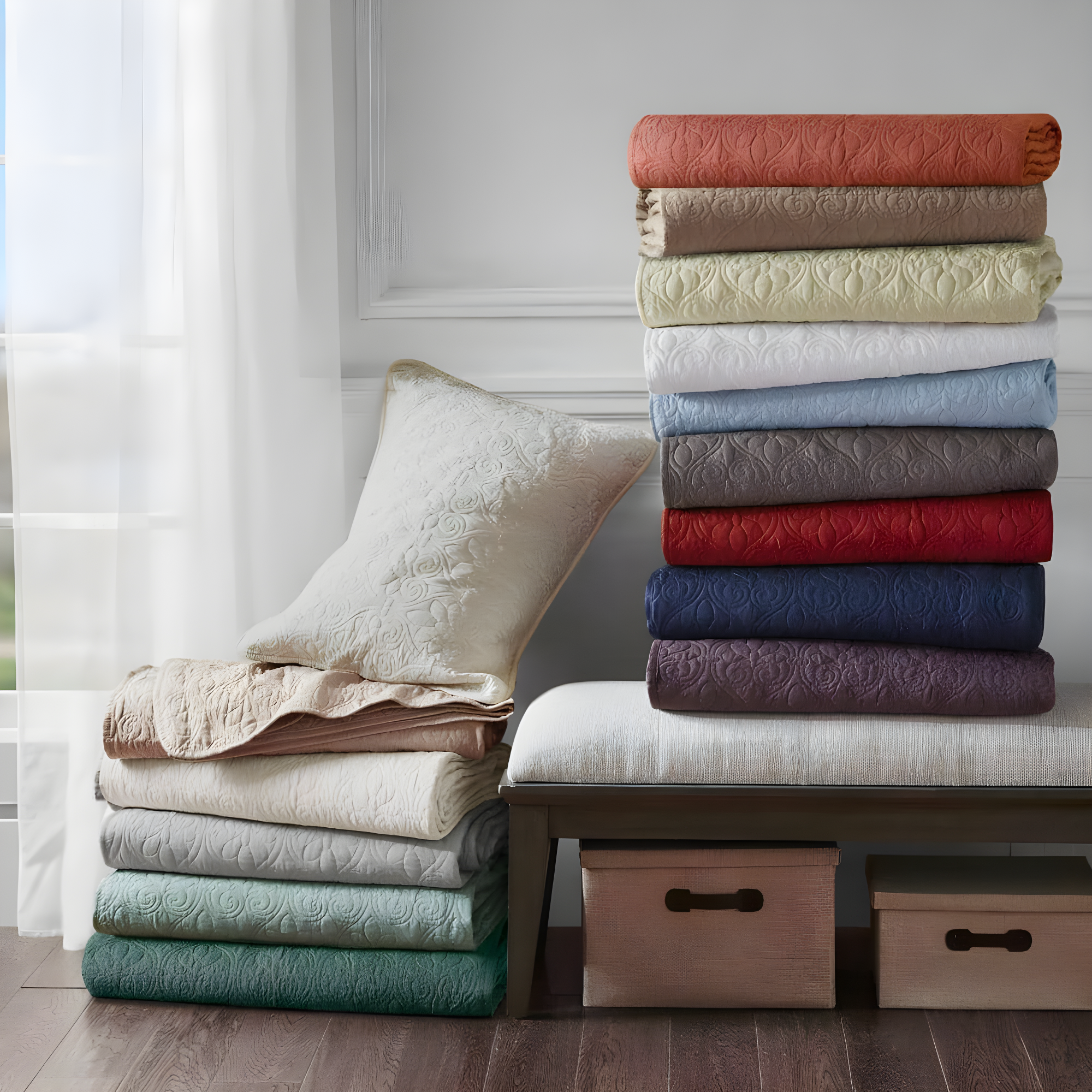 Quebec Reversible Bedspread Set