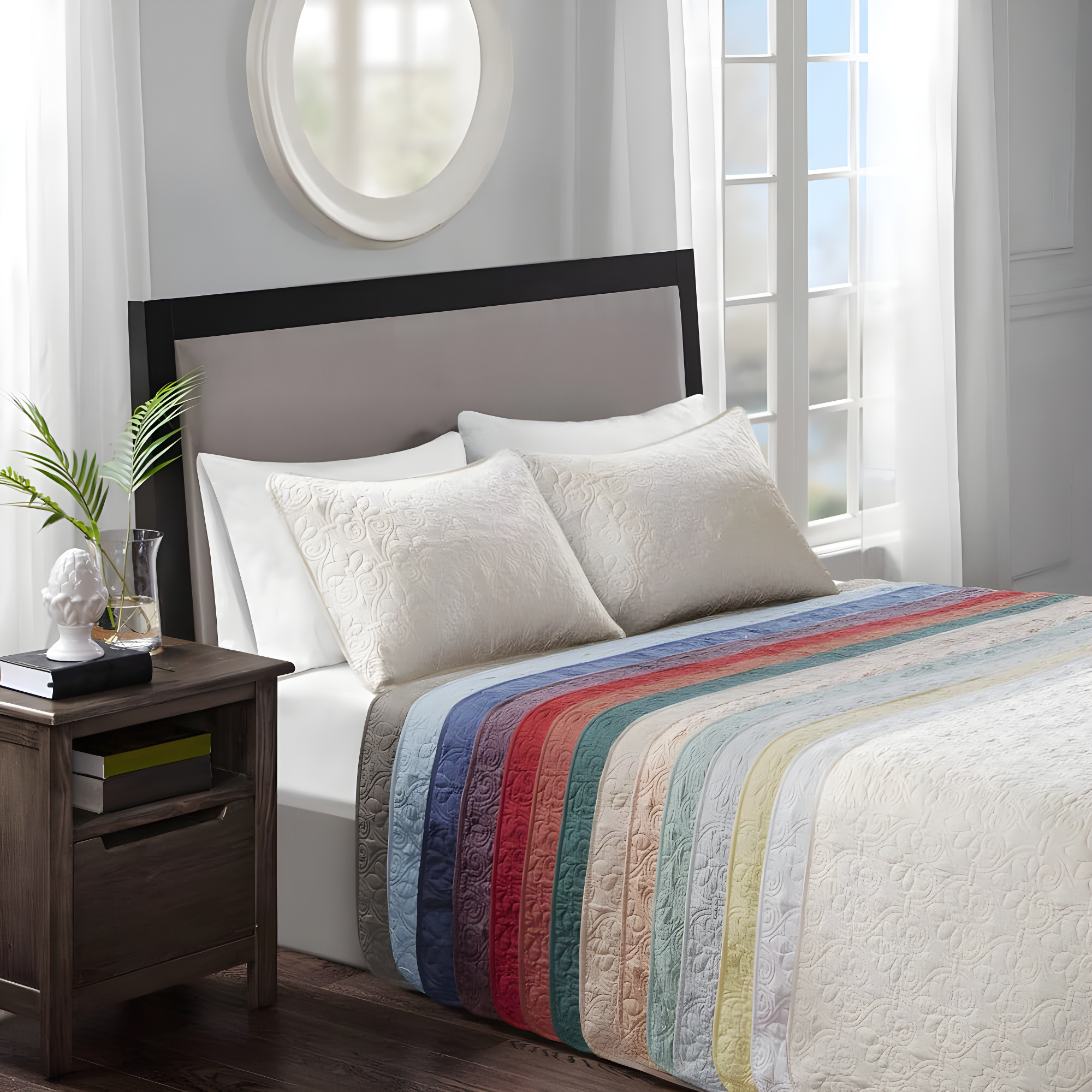 Quebec Reversible Bedspread Set