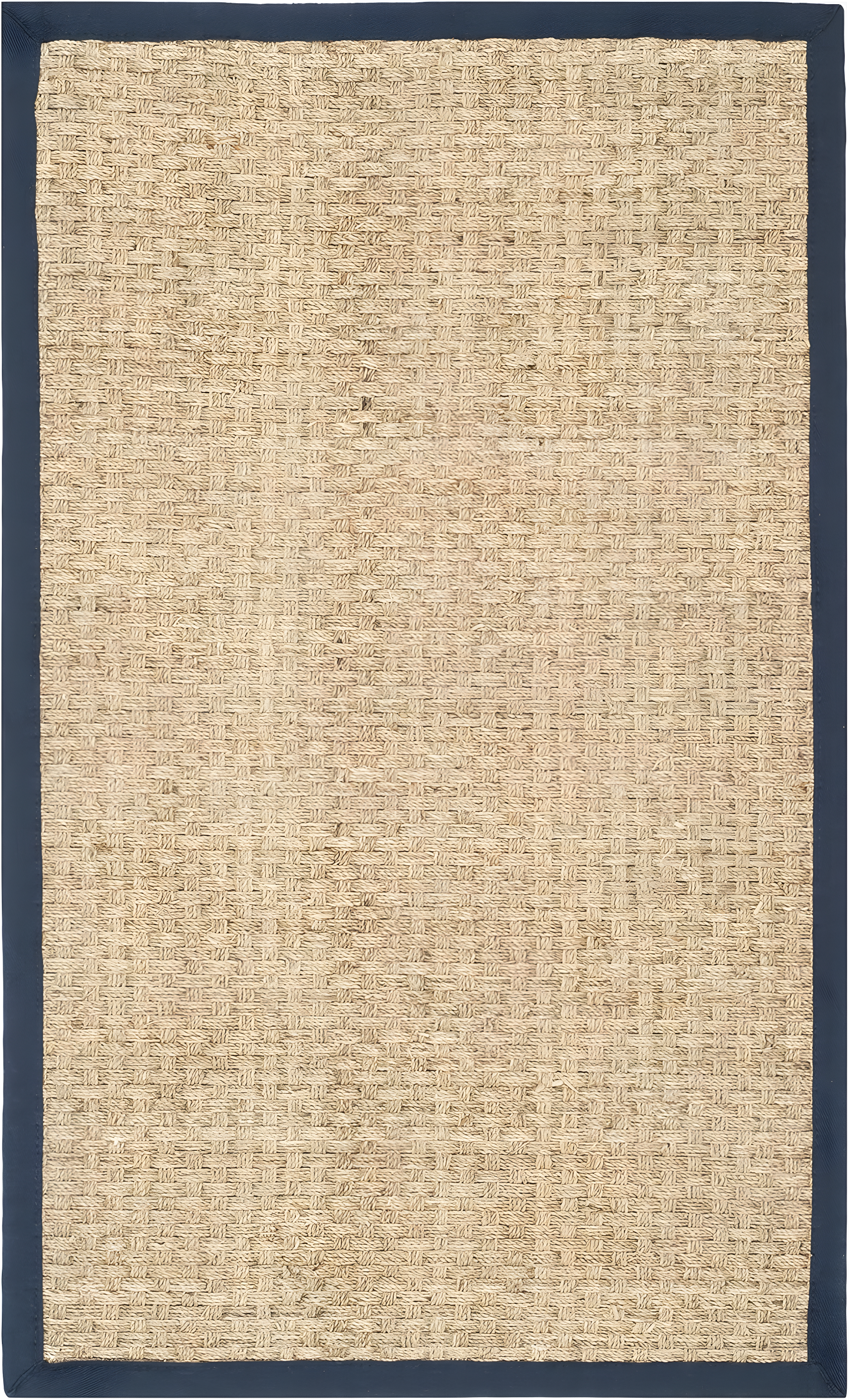 Natural Fiber NF114 Power Loomed Indoor Accent Rug - Natural/Blue - 3'x5' - Safavieh.