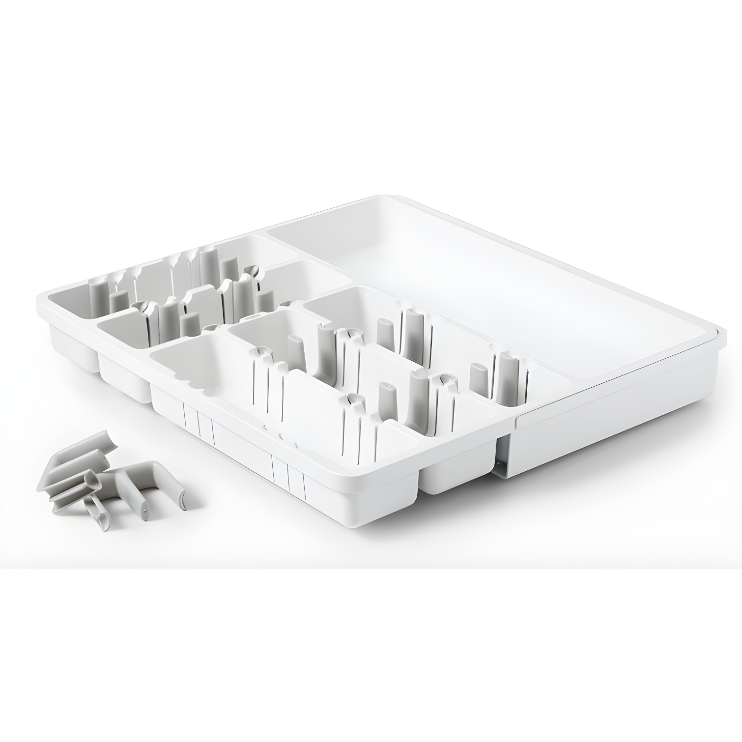 1.75"H x 16.72"W x 22"D Drawer Organizer