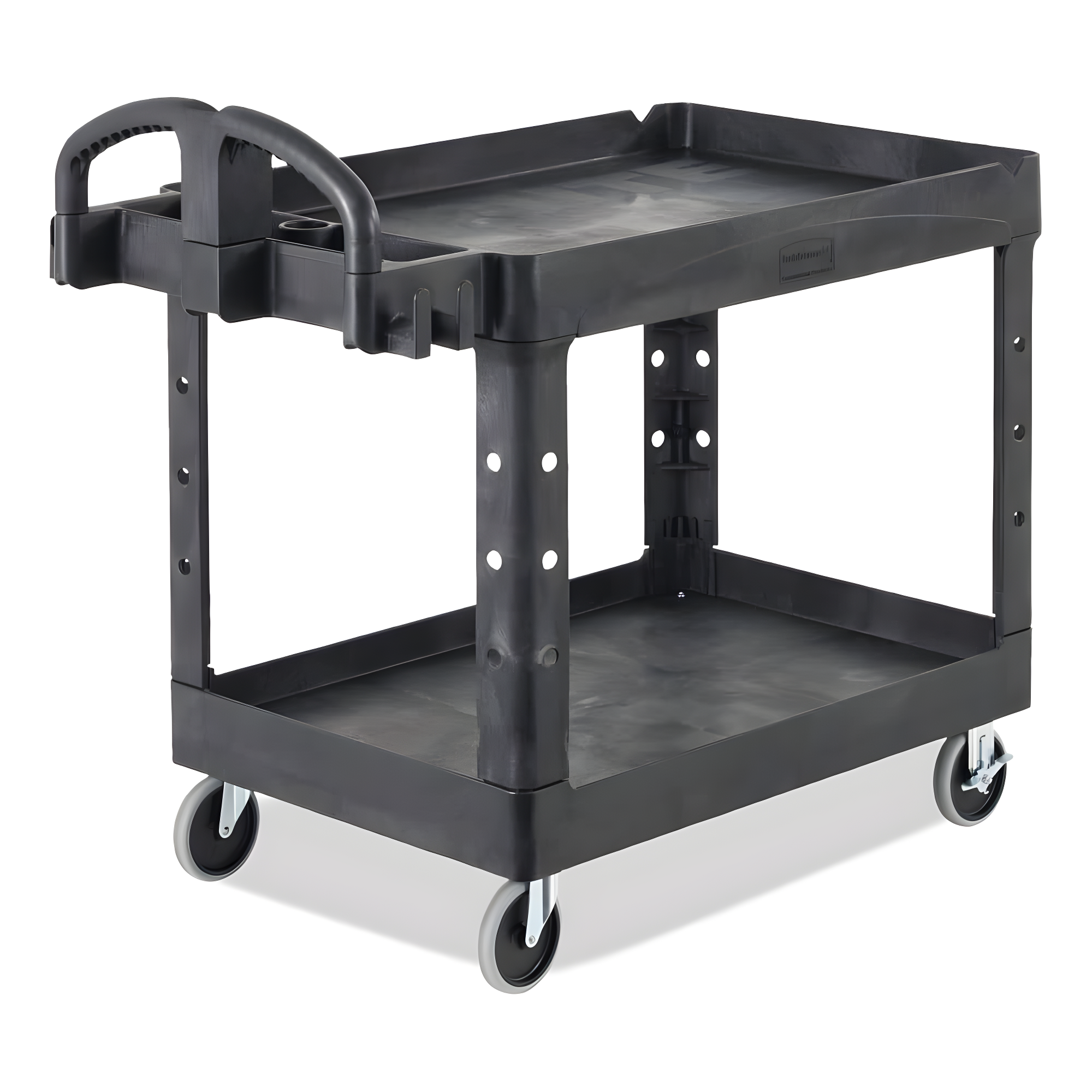 Rubbermaid Utility Cart HD 2 Shelf 16"X30" #647399