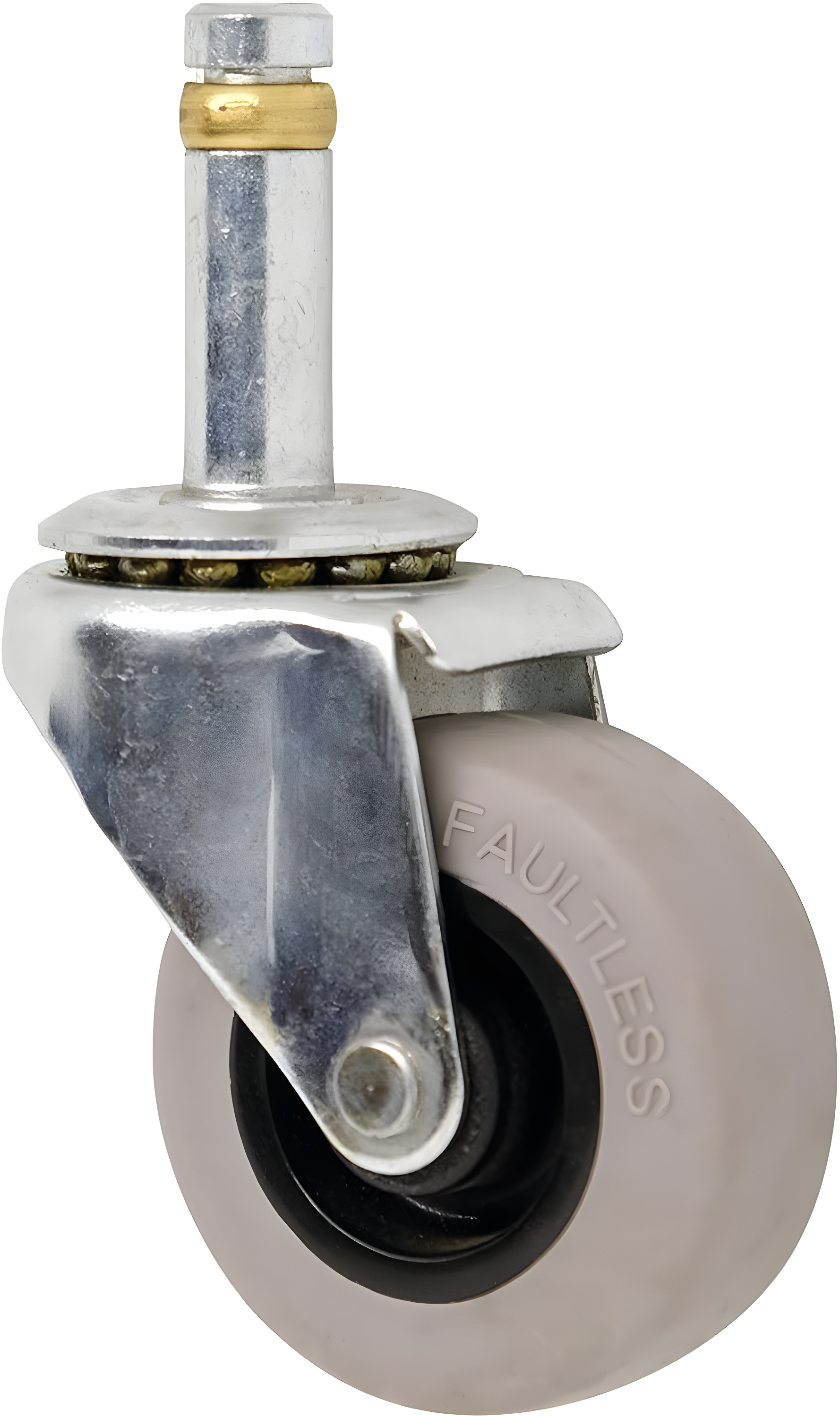 Shepherd 2-Inch Gray Thermoplastic Rubber Swivel Stem Caster