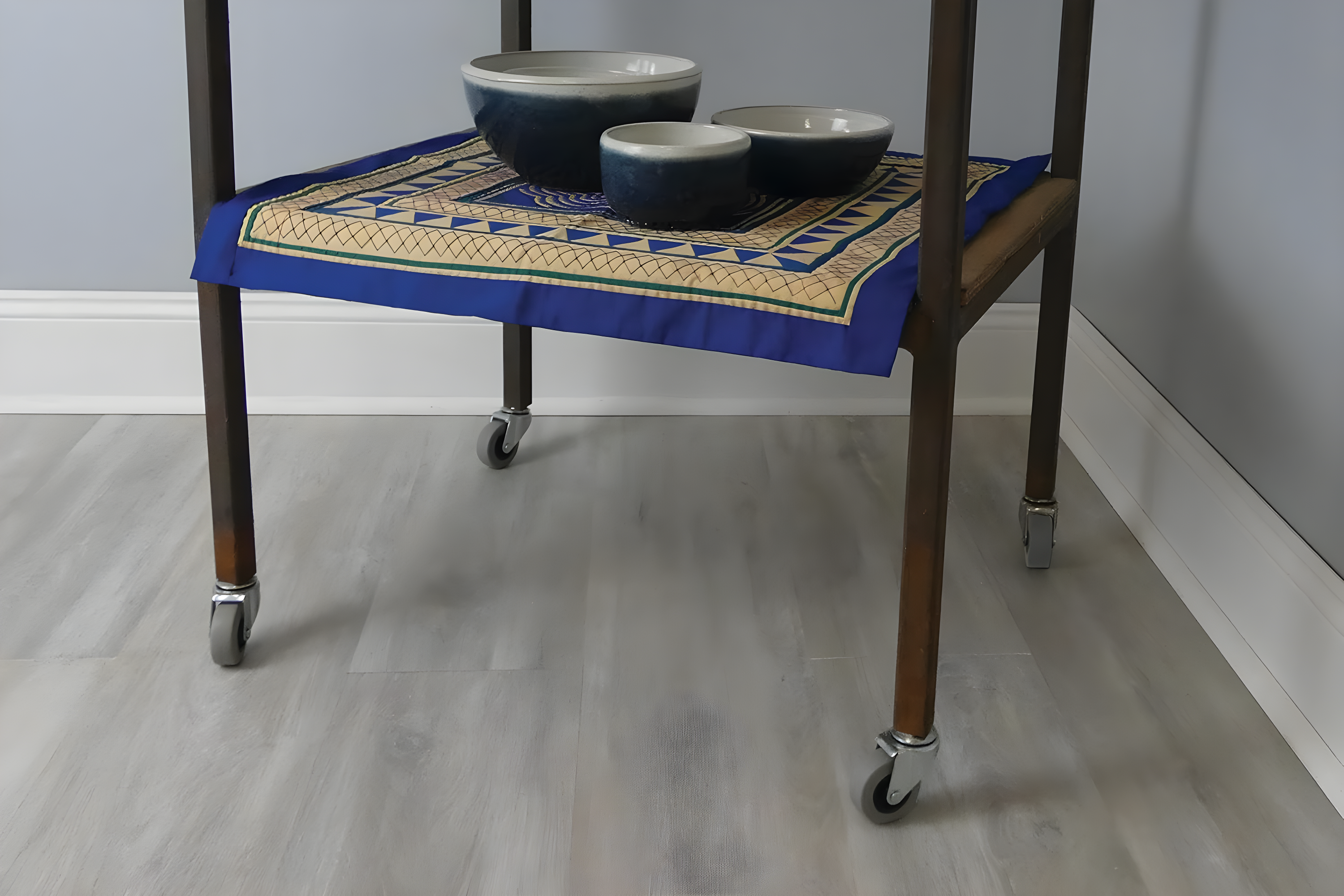 Shepherd 2-Inch Gray Thermoplastic Rubber Swivel Stem Caster