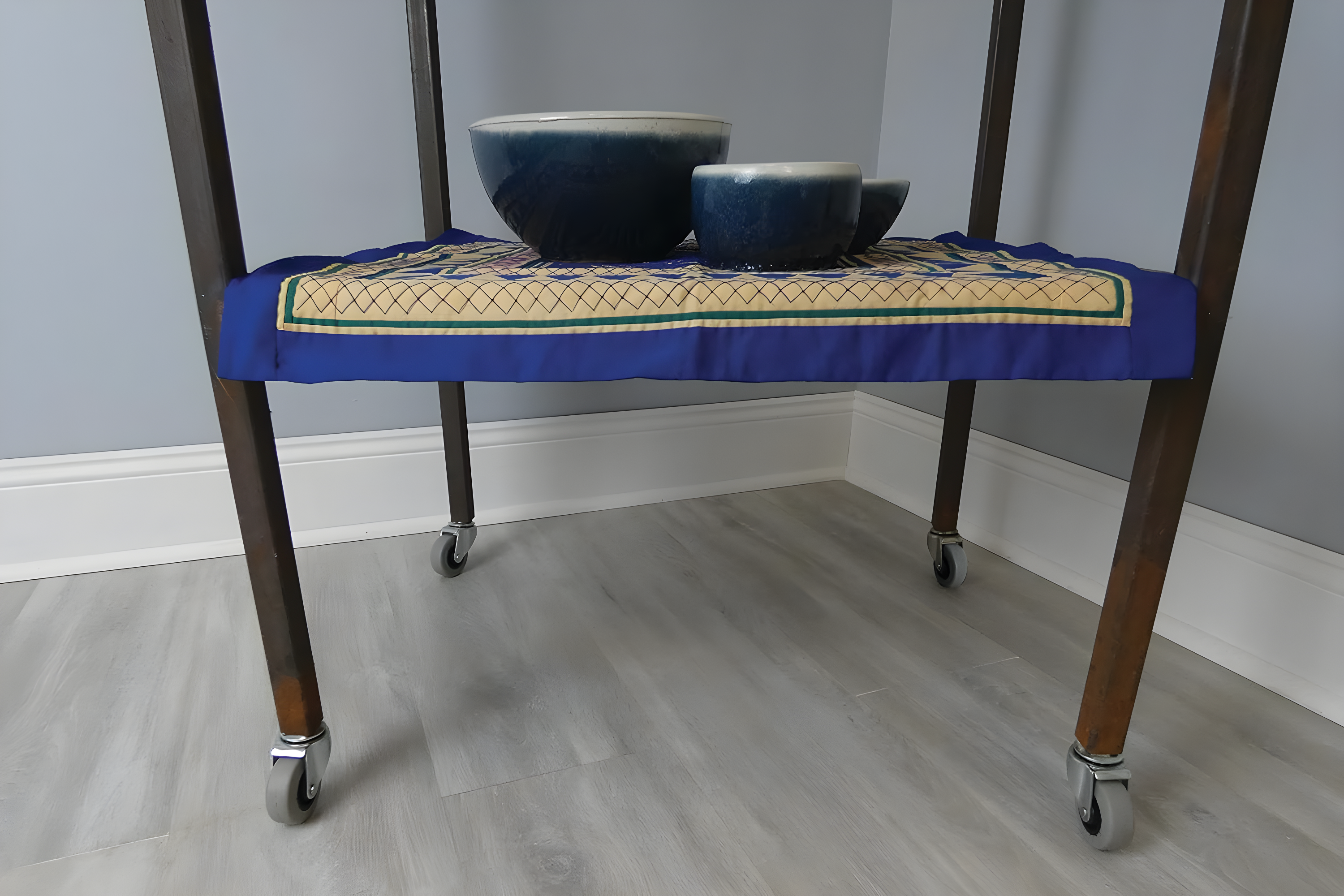 Shepherd 2-Inch Gray Thermoplastic Rubber Swivel Stem Caster