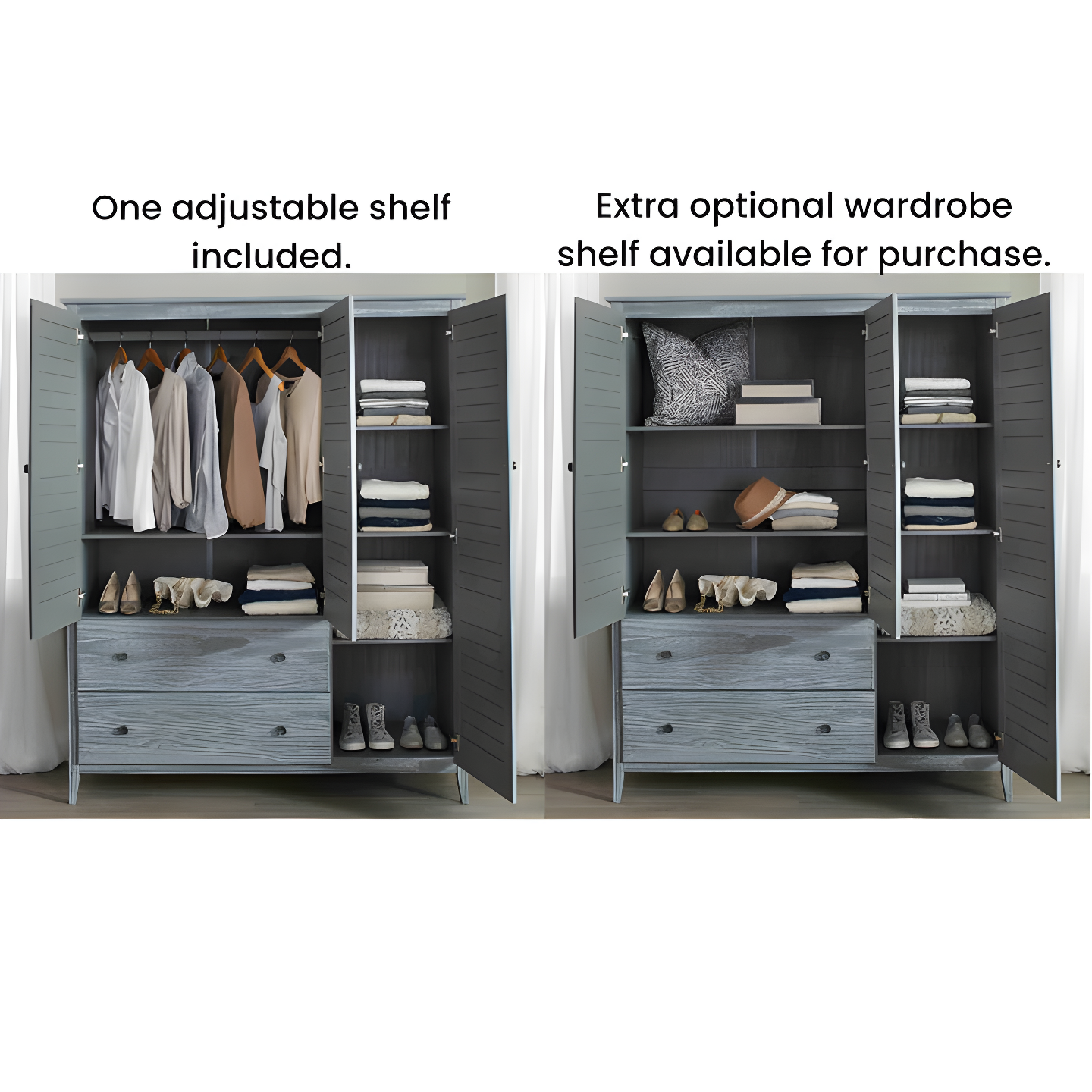 Greenport Solid Wood Armoire