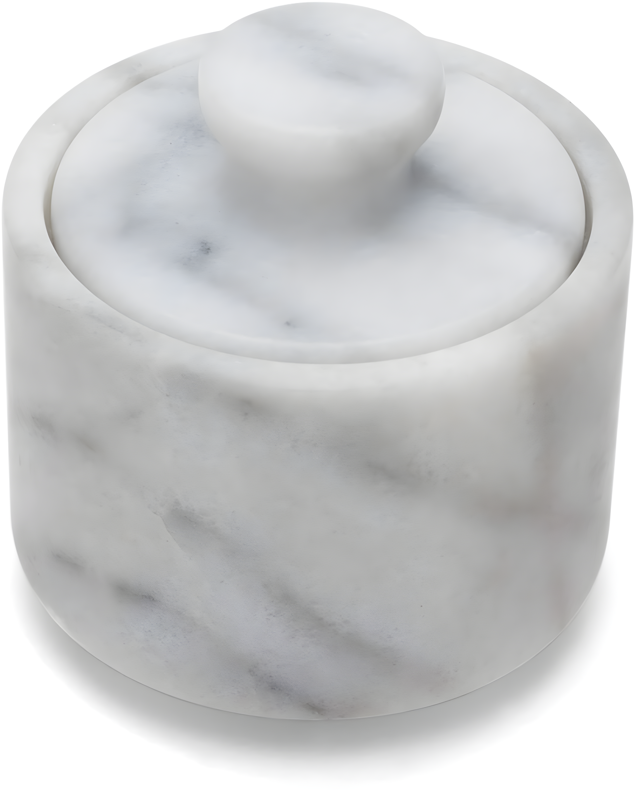 Fox Run Brands Marble Salt Cellar, White
