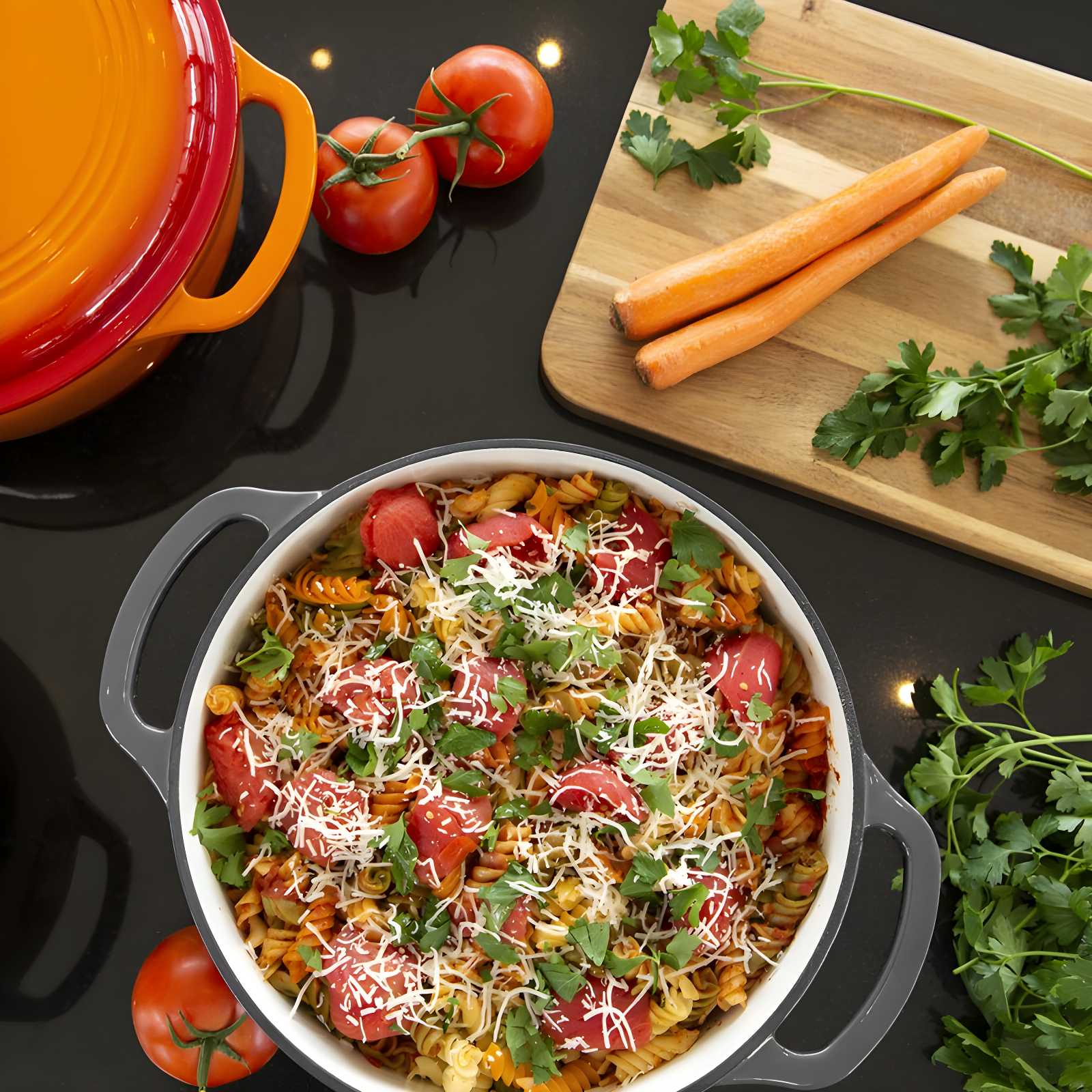 Best Choice Products Enamel Cast-Iron Dutch Oven, Heavy-Duty Cookware w/ Dual Handles, Lid