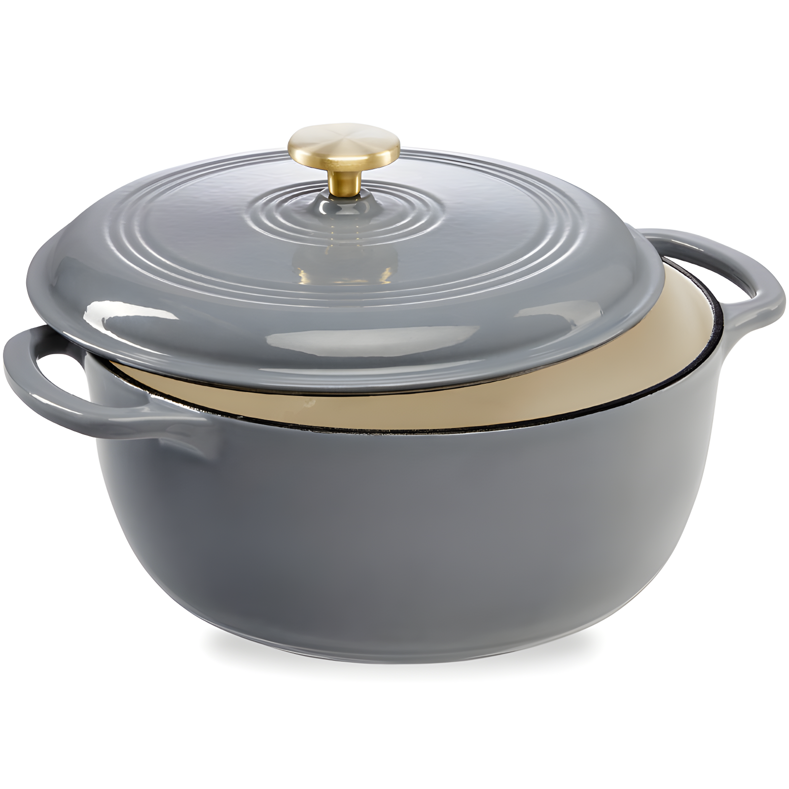Best Choice Products Enamel Cast-Iron Dutch Oven, Heavy-Duty Cookware w/ Dual Handles, Lid