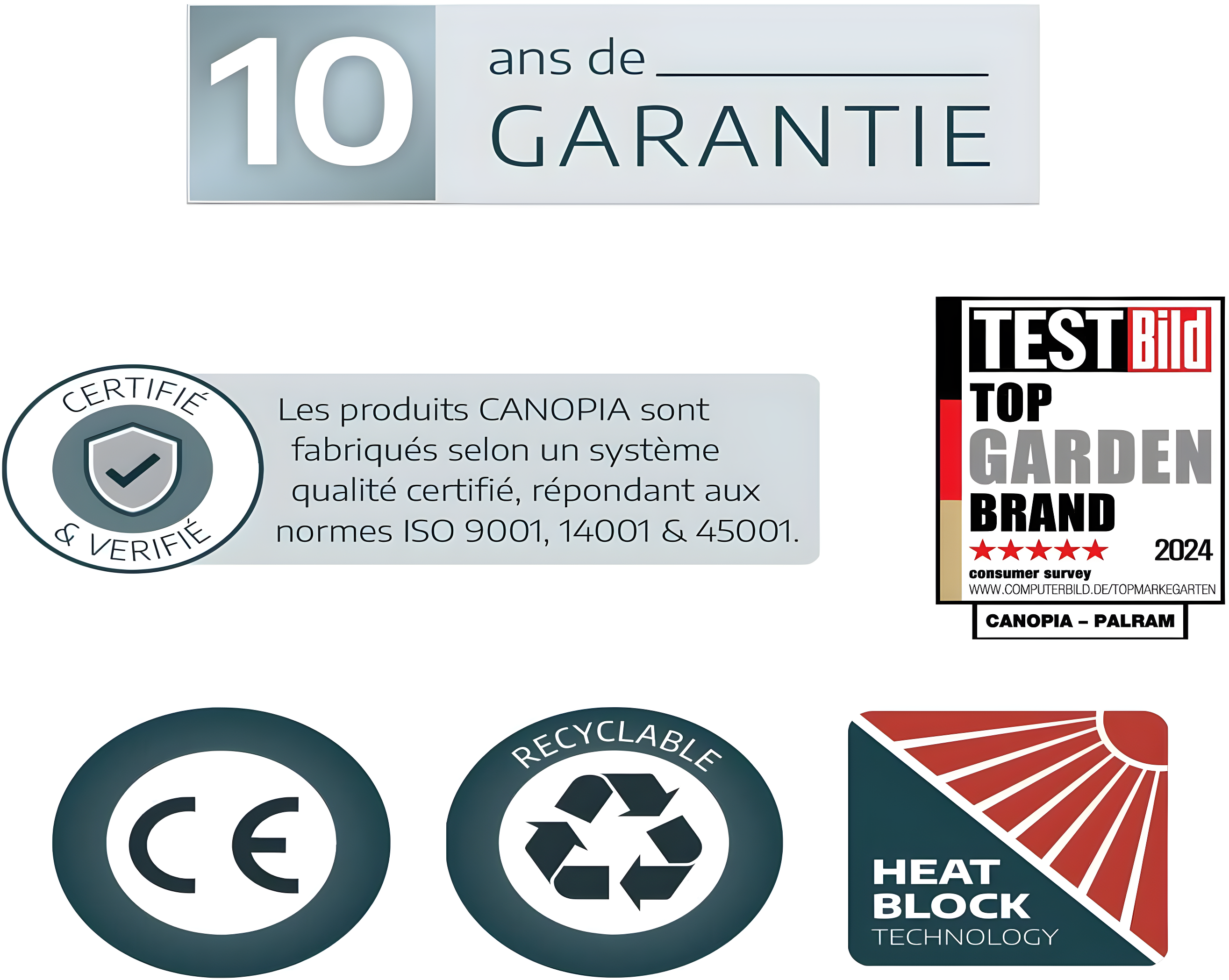 Canopia Canopia - Milano Aluminum Flat Top Gazebo with Polycarbonate Roof Panels – Durable Modern Outdoor Patio Shelter