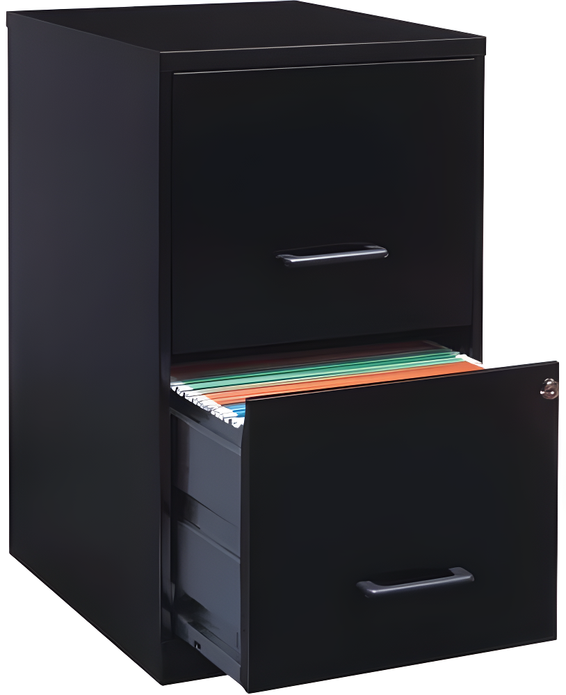 Lorell Soho 14.3'' Wide 2 -Drawer Steel File Cabinet