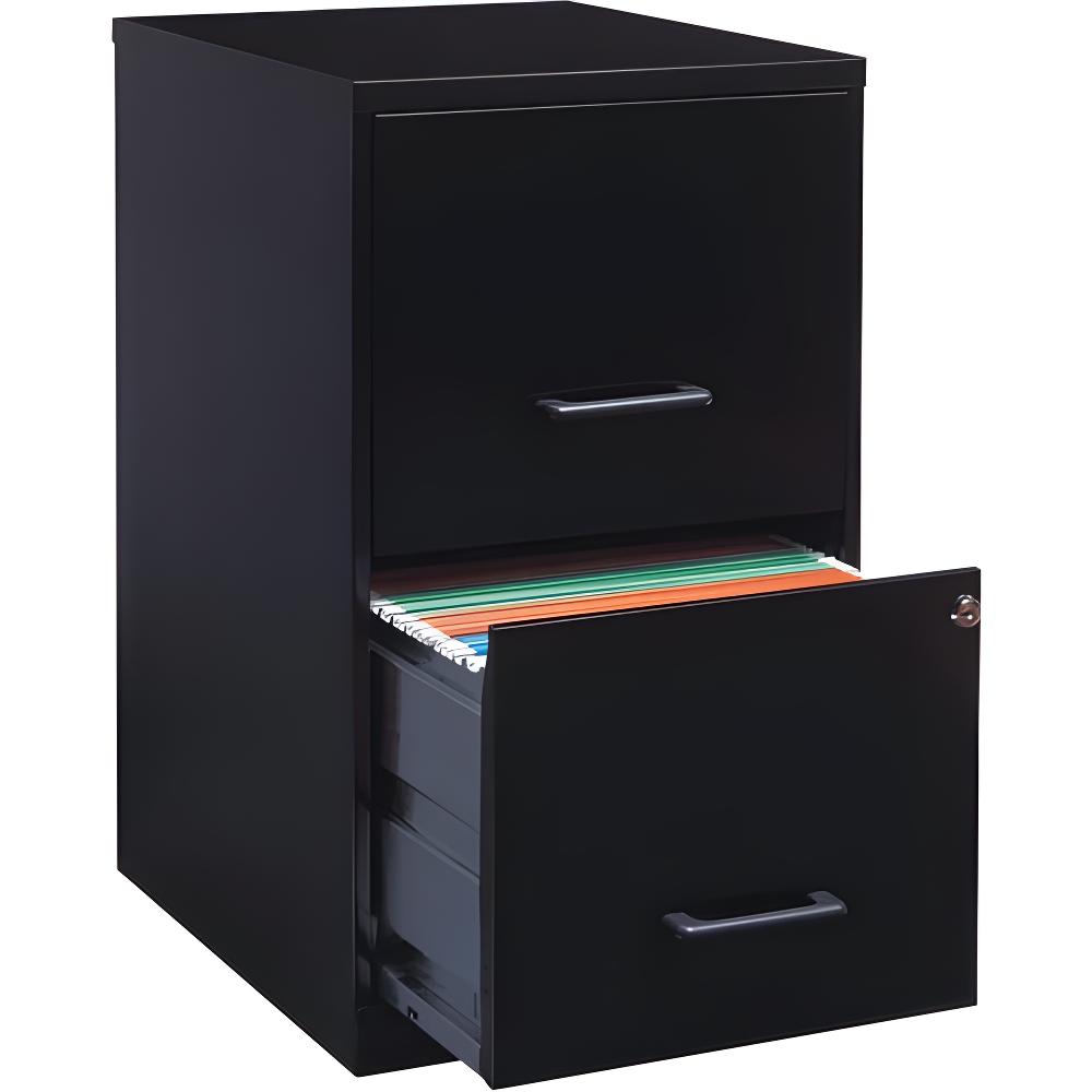 Lorell Soho 14.3'' Wide 2 -Drawer Steel File Cabinet