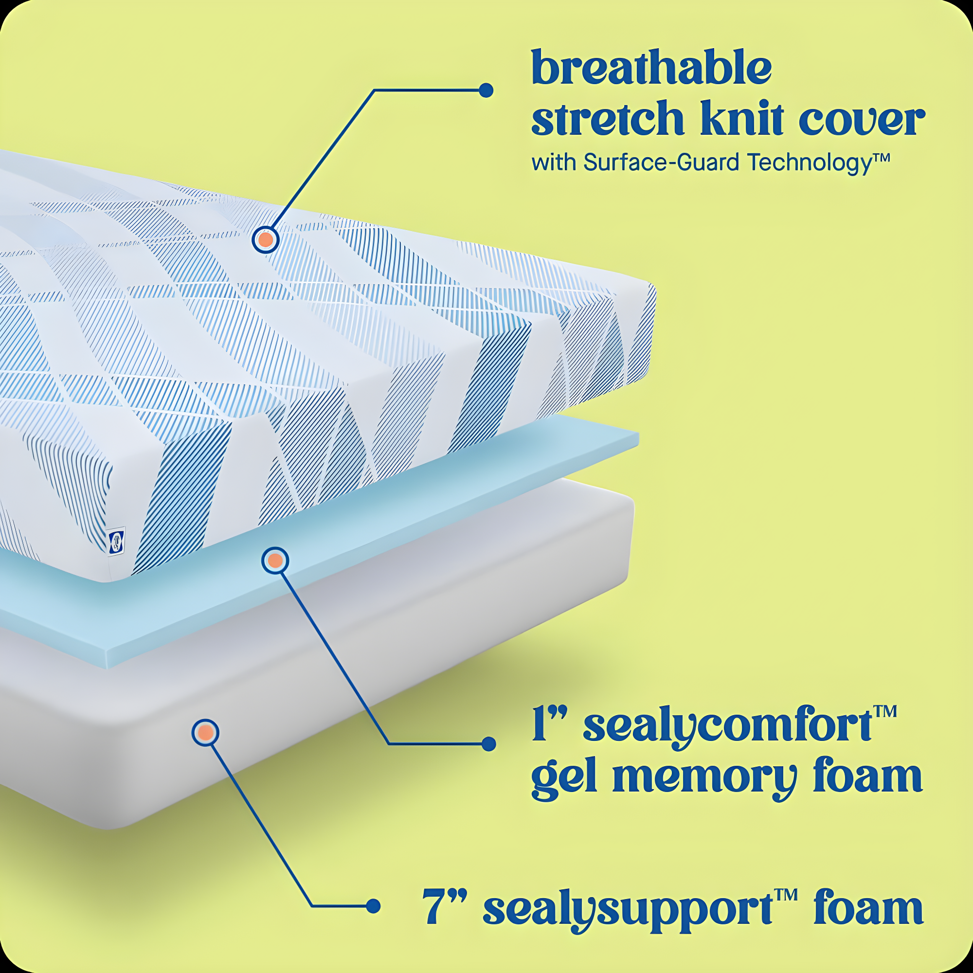 Sealy Dreamlife 8” Medium-Firm Foam Mattress-in-a-Box