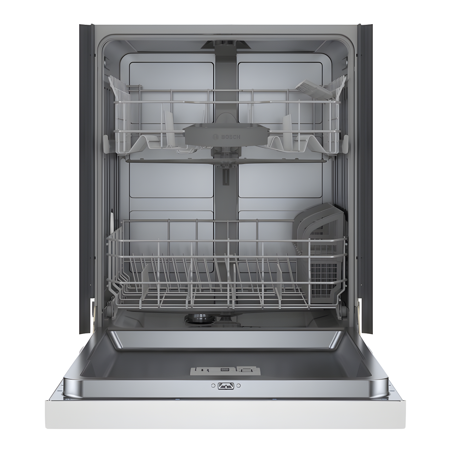 Bosch 800 Series 24" Front Control Built-In Dishwasher with Hybrid Tub SHE3AEM2N