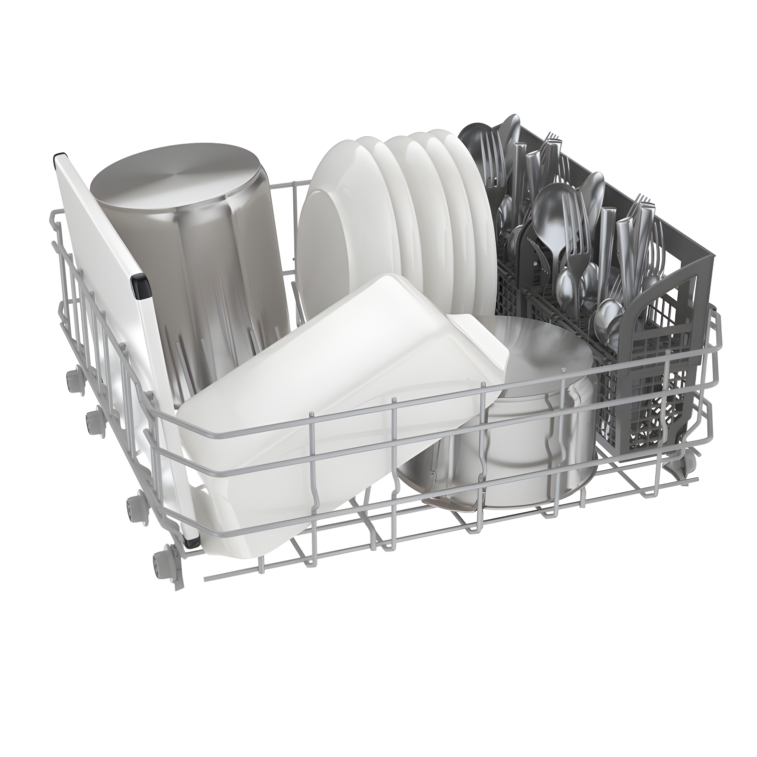 Bosch 800 Series 24" Front Control Built-In Dishwasher with Hybrid Tub SHE3AEM2N