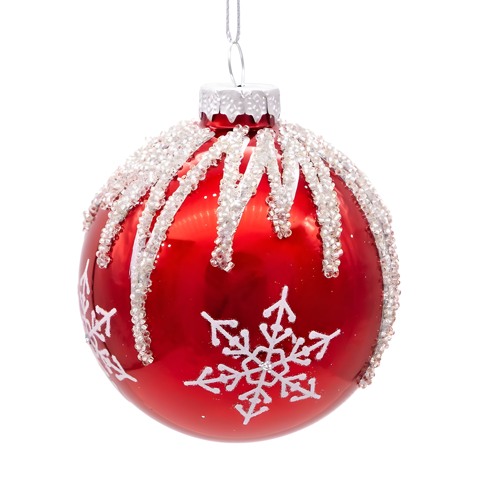 Kurt Adler Glass Ball Ornament (Set of 6)