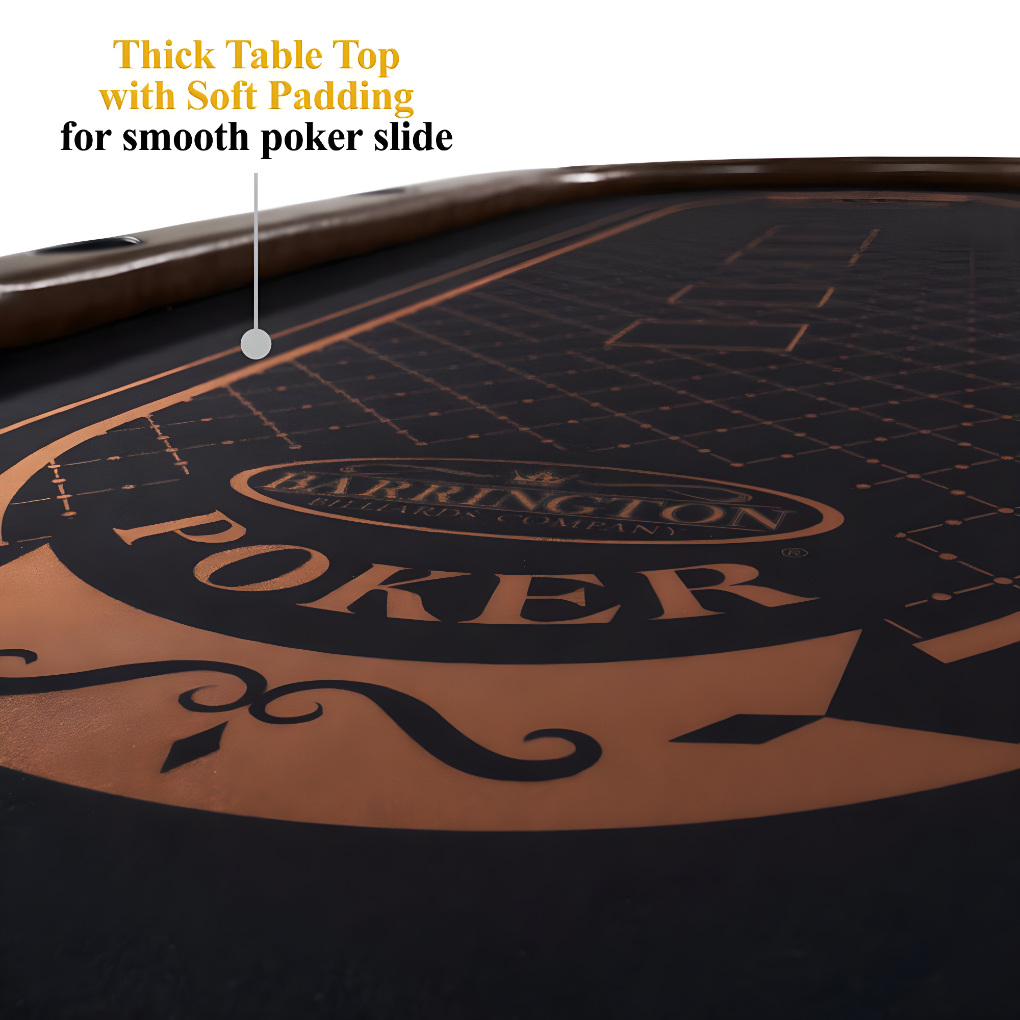 Barrington Urban 10-Player Poker Card Table with Dining Table Top