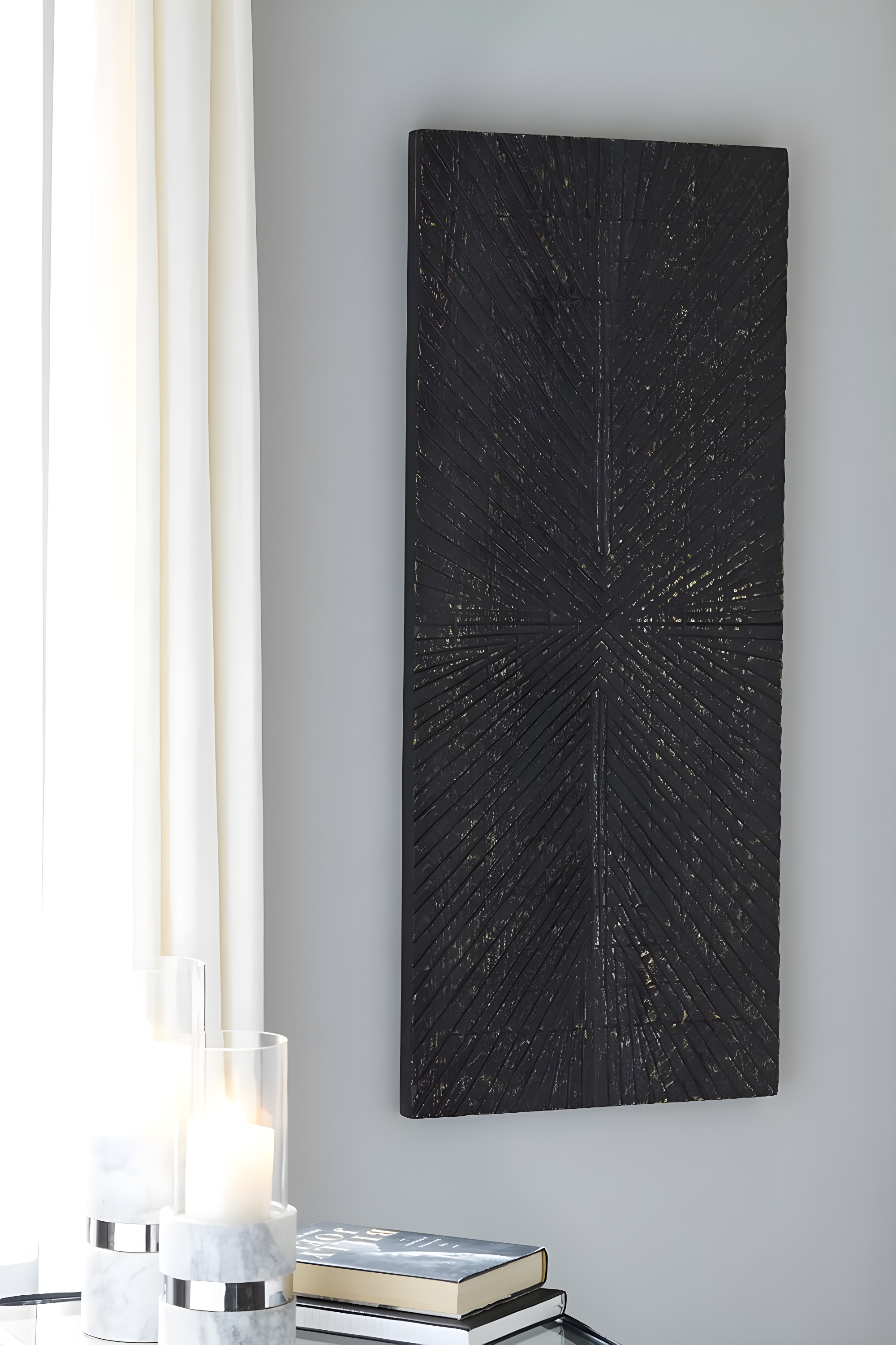 Millwood Pines Aseeb Abstract Wall Decor on Solid Wood