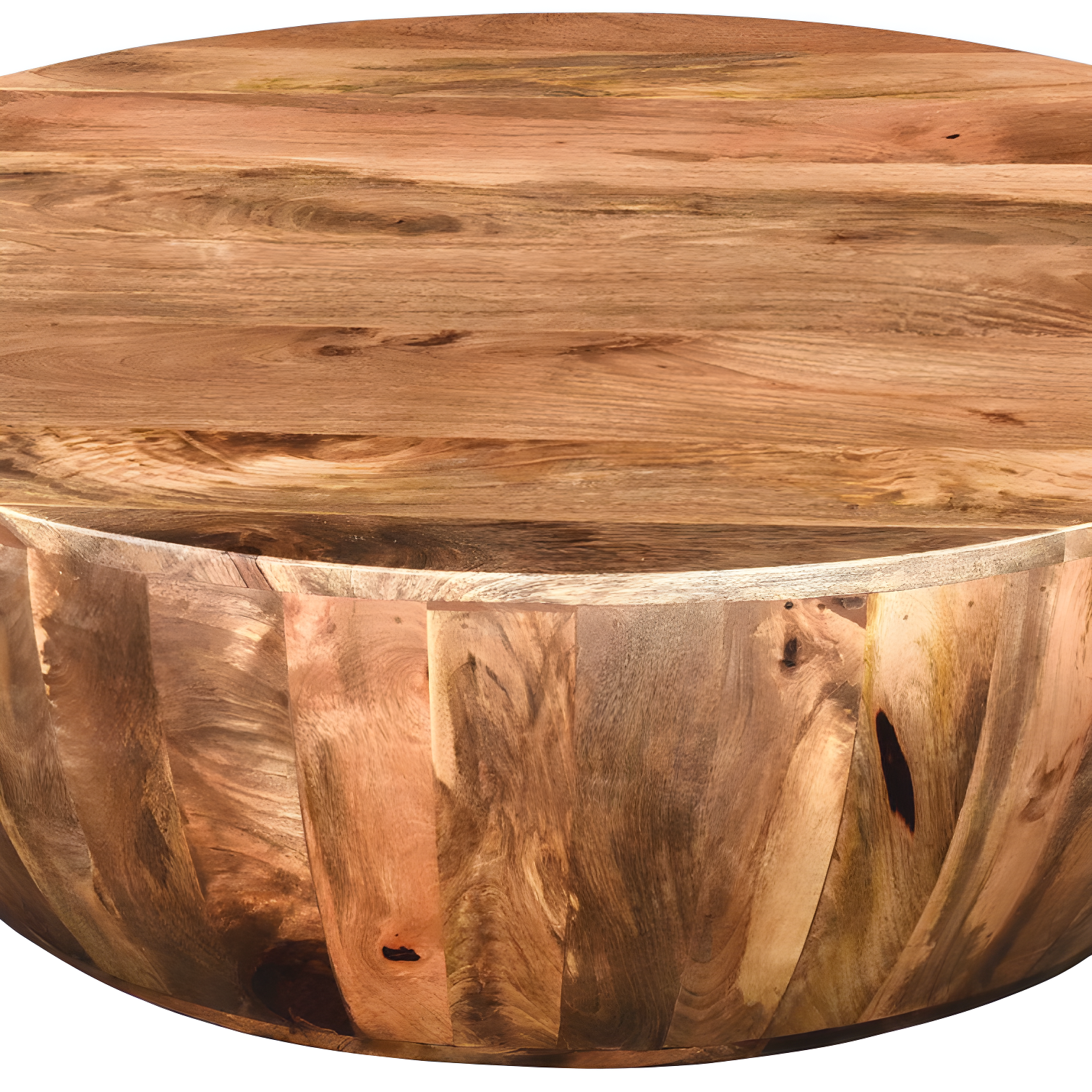 Teasdale Solid Wood Single Drum Coffee Table