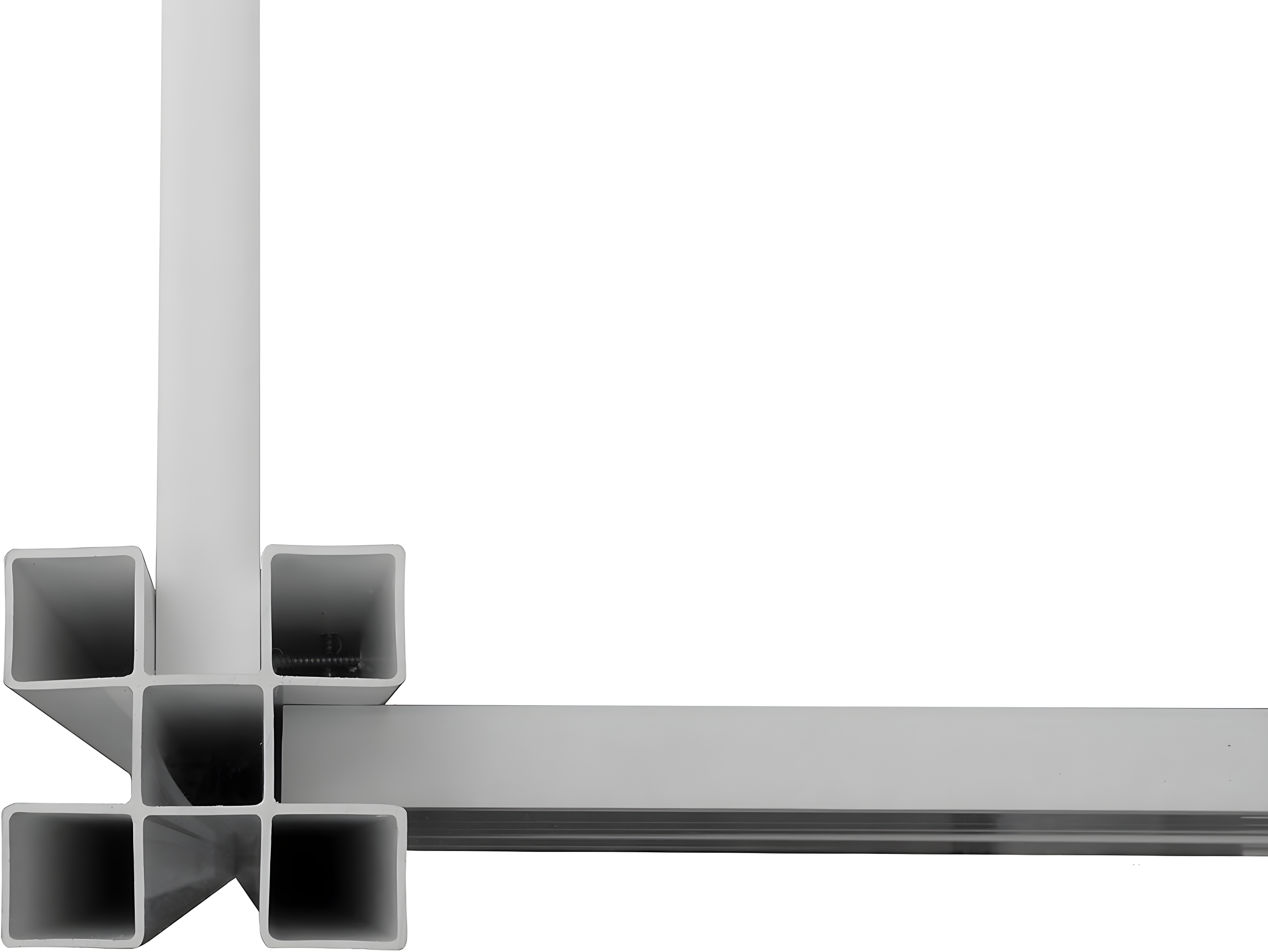 4ft H x 4ft W (2 Panels) No Dig Enclo Premium White Vinyl Privacy Screen, Outdoor Privacy Panels, Use As Air Conditioner Fence, Trash Can Enclosure, Pool Equipment Enclosure, ZP19014