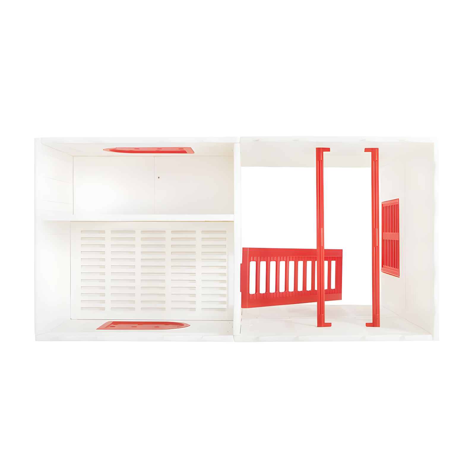 Sam's Pets Kuritsa 15 Square Feet Walk In Chicken Coop with Nesting Box For Up To 3 Chickens