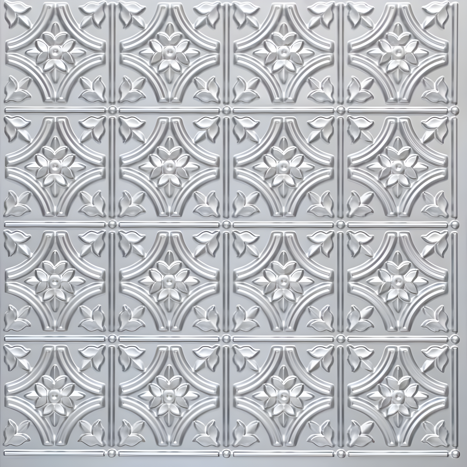 FromPlainToBeautifulInHours Gothic Reims 2 Ft. X 2 Ft. Drop-In Or Glue-Up PVC Ceiling Tile (Set of 10)