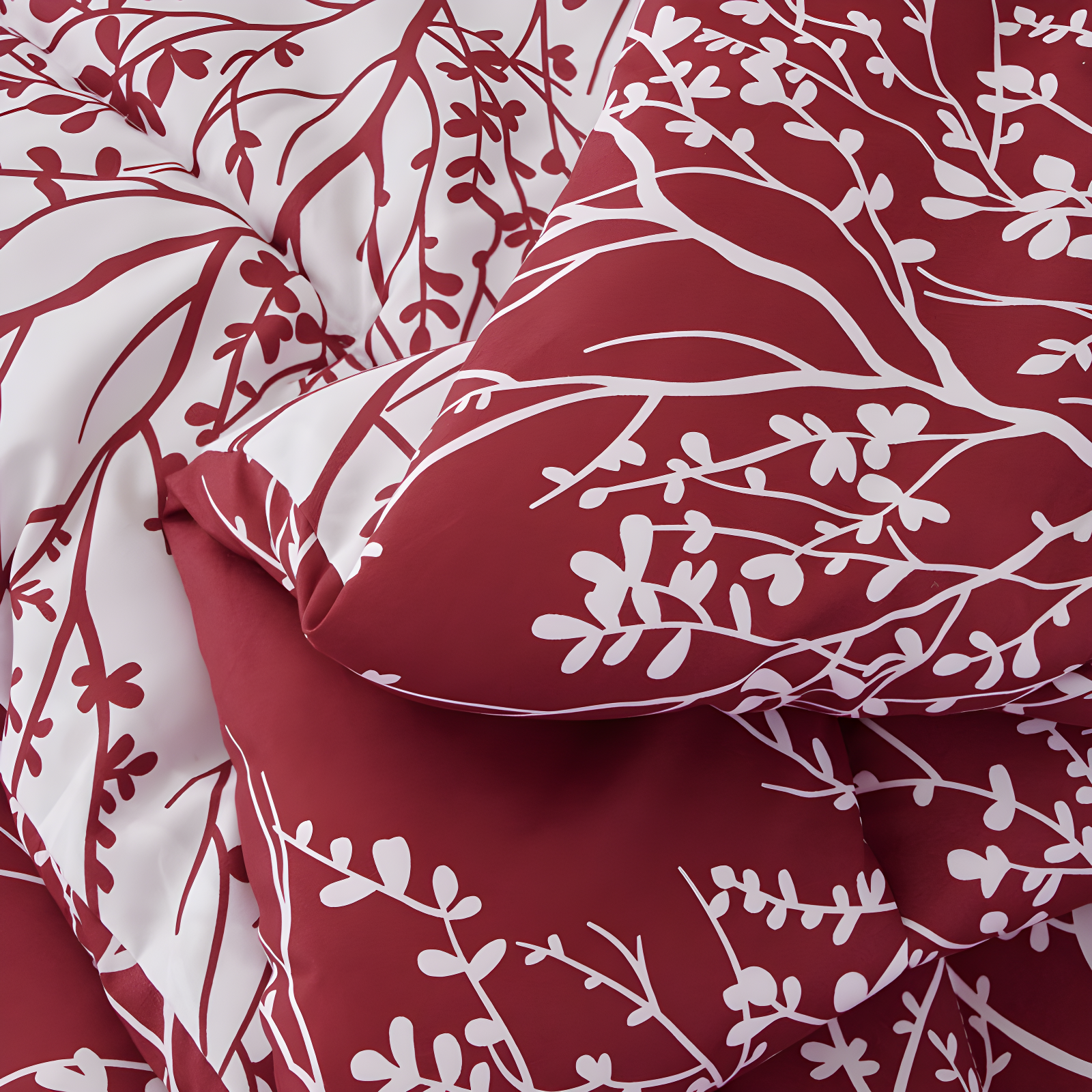 Spirit Linen 6-Piece Foliage Reversible Comforter Set