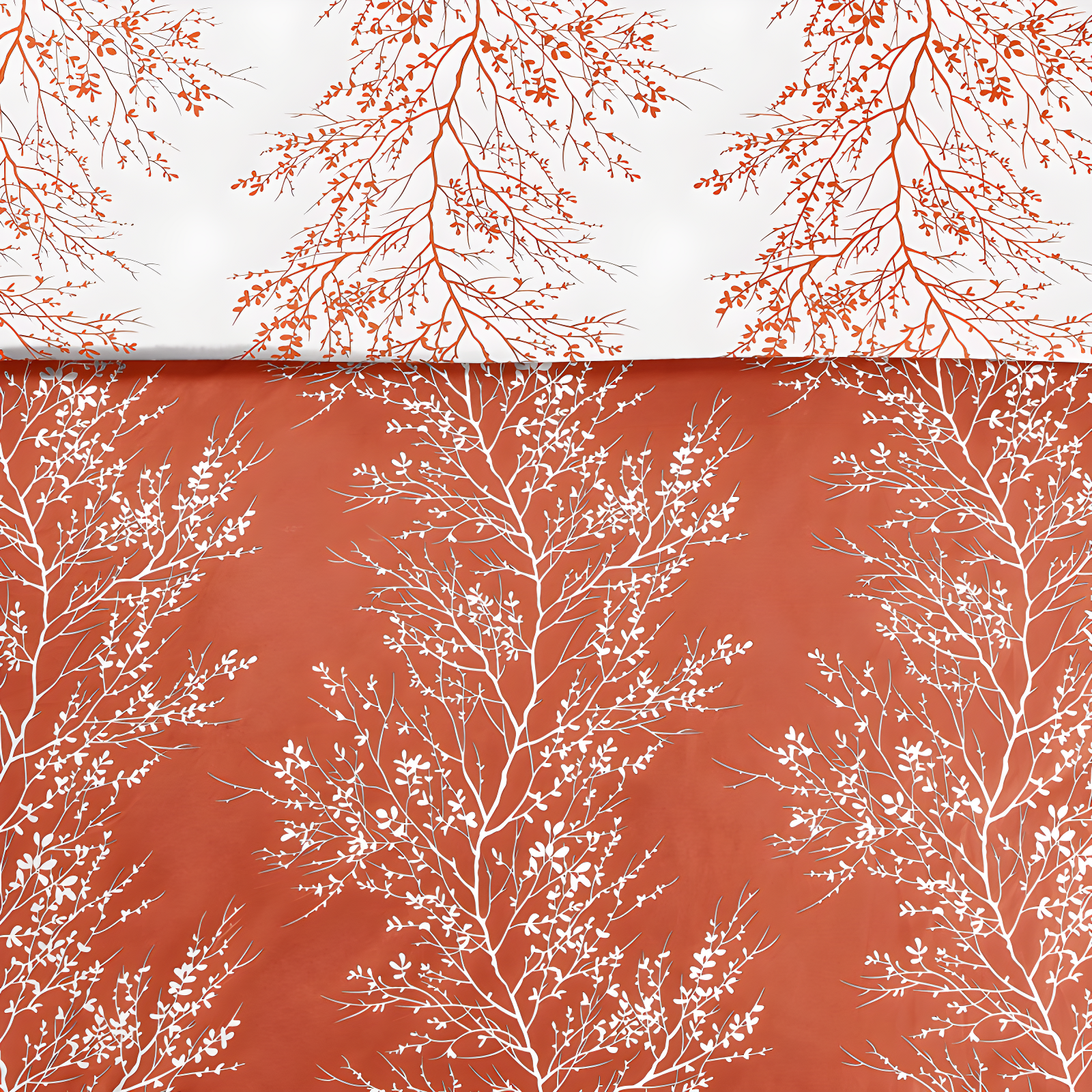 Spirit Linen 6-Piece Foliage Reversible Comforter Set