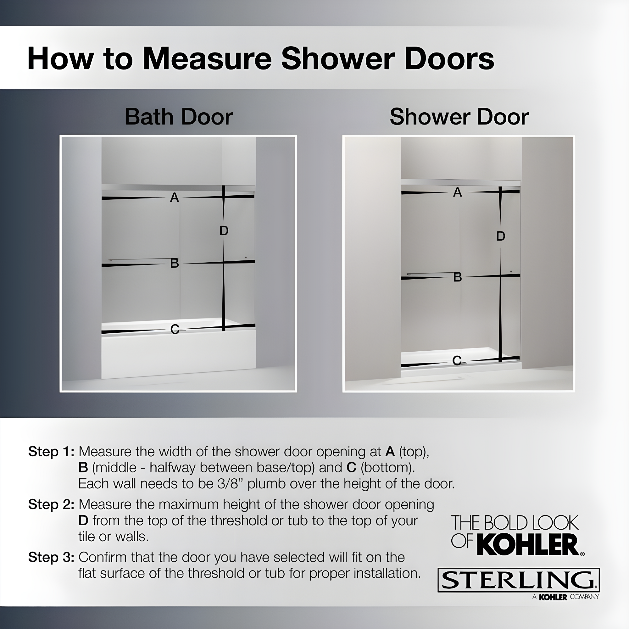 Levity 59.63" x 74" Bypass Shower Door with CleanCoat® Technology