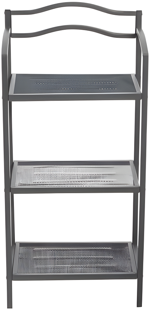 3-Tier Metal Over the Toilet Bathroom Storage Shelf, Silver