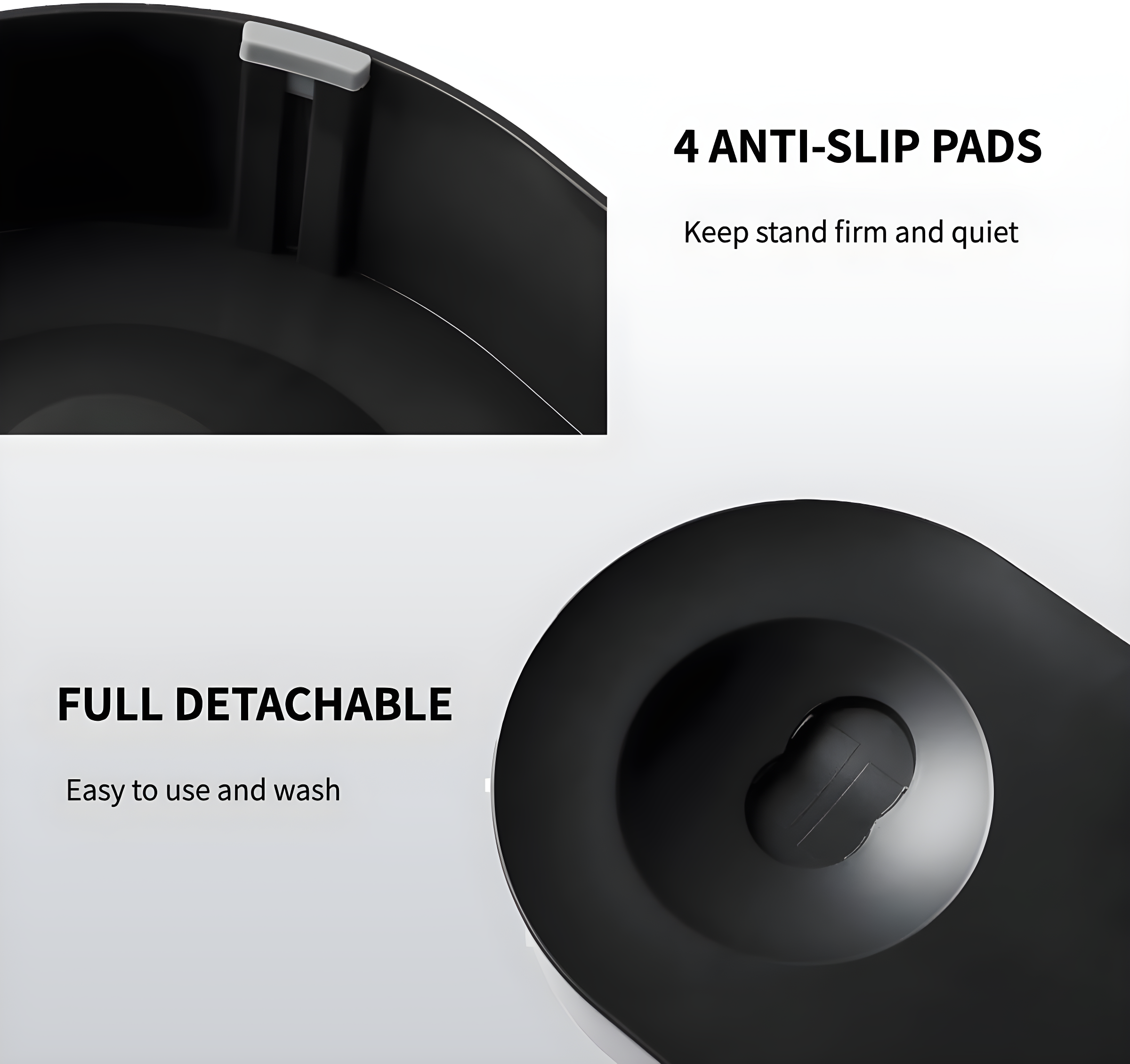 PETKIT Raised Dog Cat Food Bowl 304 Stainless Steel, Elevated Pet Food and Water Bowl Dishes, Elevated Cat Bowls, Non-Slip Tilted Cat Bowl No Spill